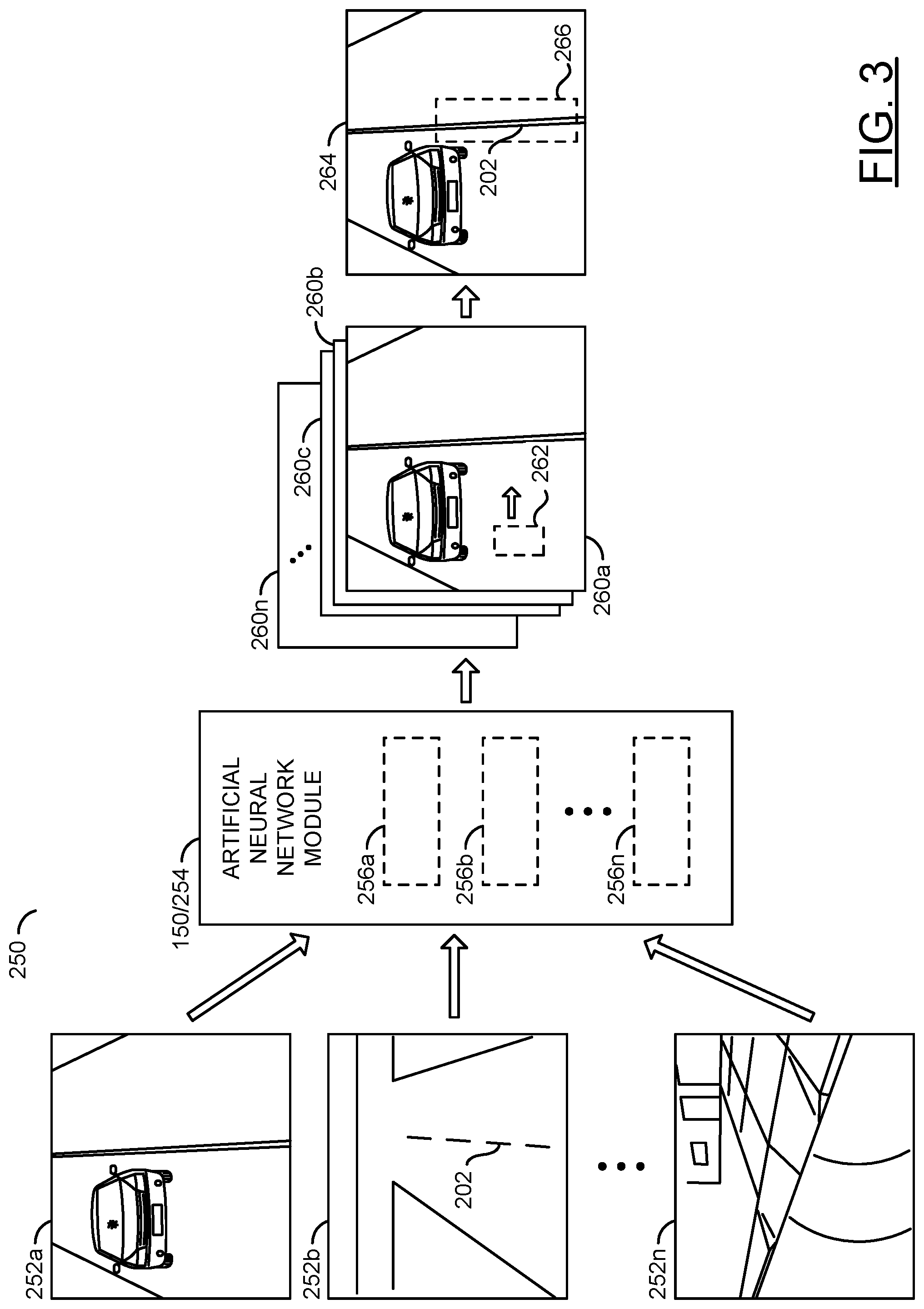 Patent US12325436 Figure 3 – Dynamic actuation map using neural network fed by visual odometry