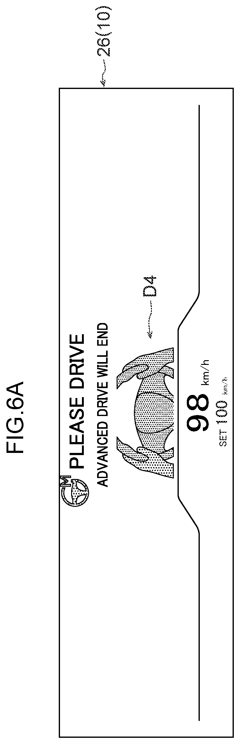 Patent US12325443 Figure 8 – Vehicle display control device, vehicle display system, vehicle display control method, and vehicle display control program