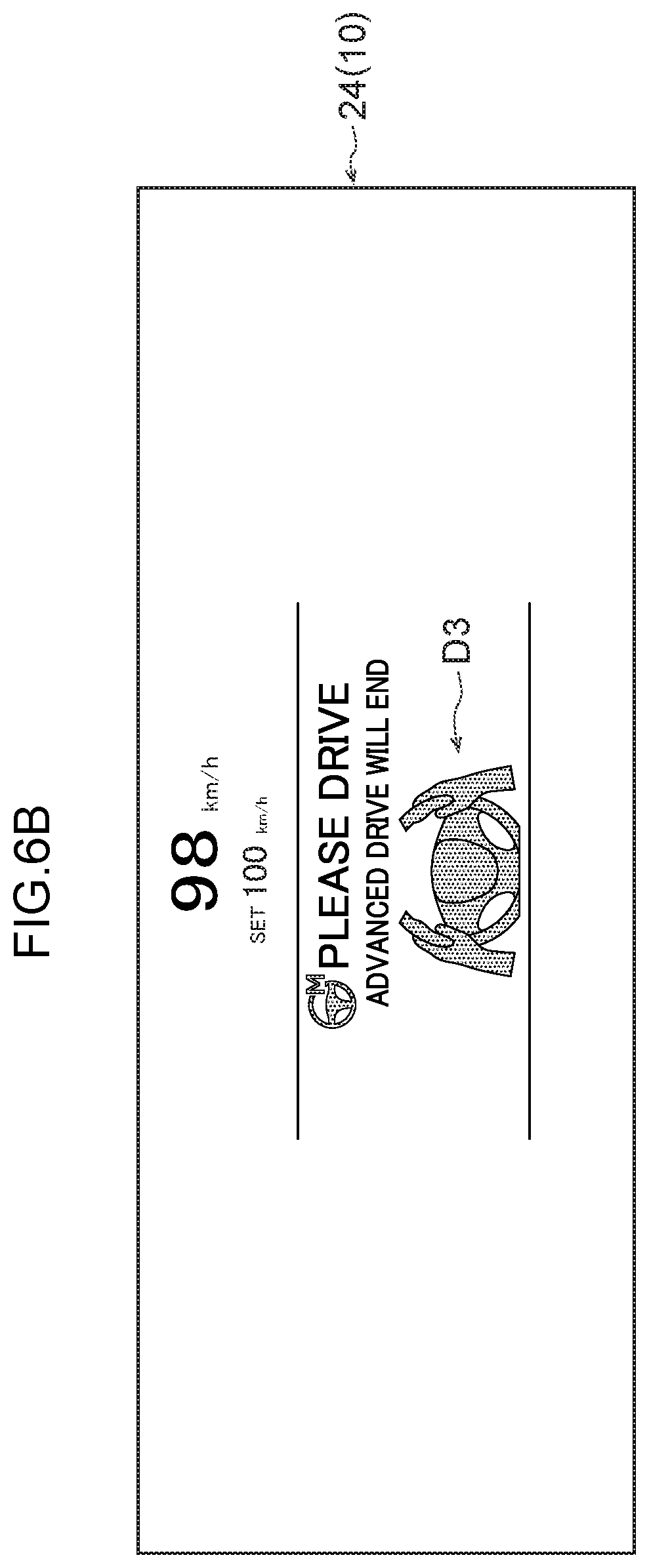 Patent US12325443 Figure 9 – Vehicle display control device, vehicle display system, vehicle display control method, and vehicle display control program