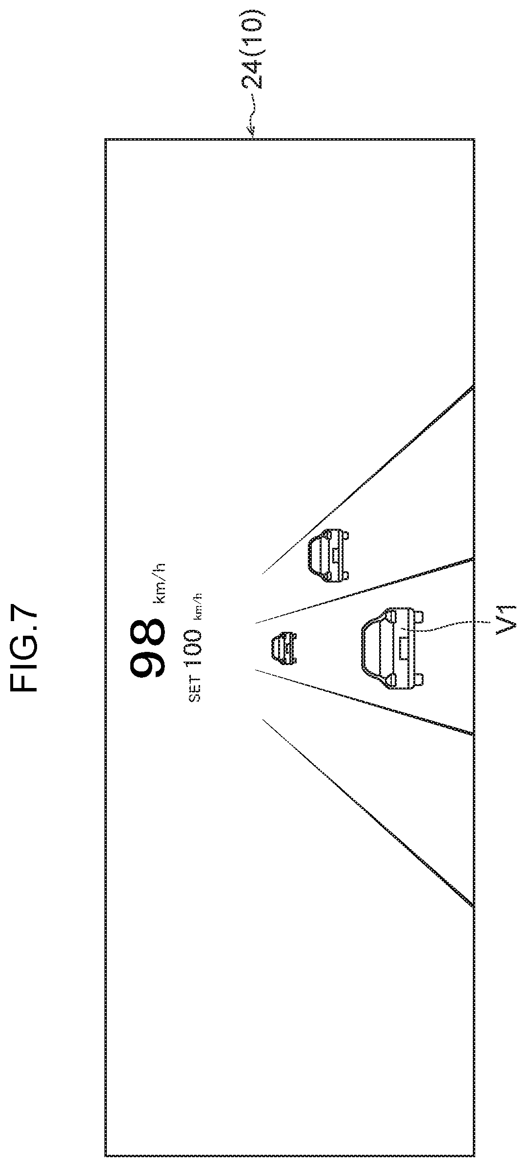 Patent US12325443 Figure 10 – Vehicle display control device, vehicle display system, vehicle display control method, and vehicle display control program