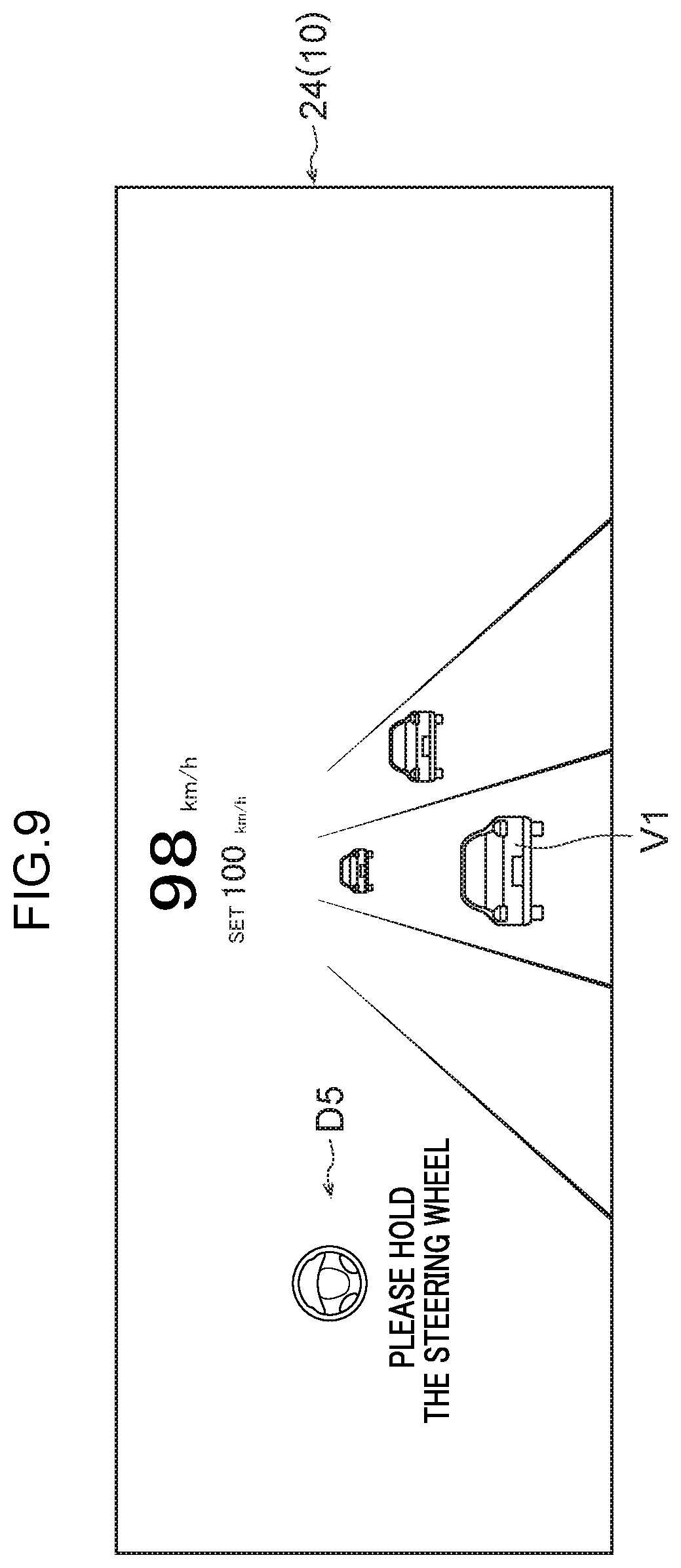 Patent US12325443 Figure 12 – Vehicle display control device, vehicle display system, vehicle display control method, and vehicle display control program