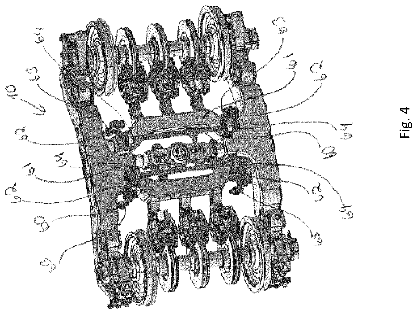 Patent US12325455 Figure 4 – Bogie for a rail vehicle and rail vehicle with a bogie