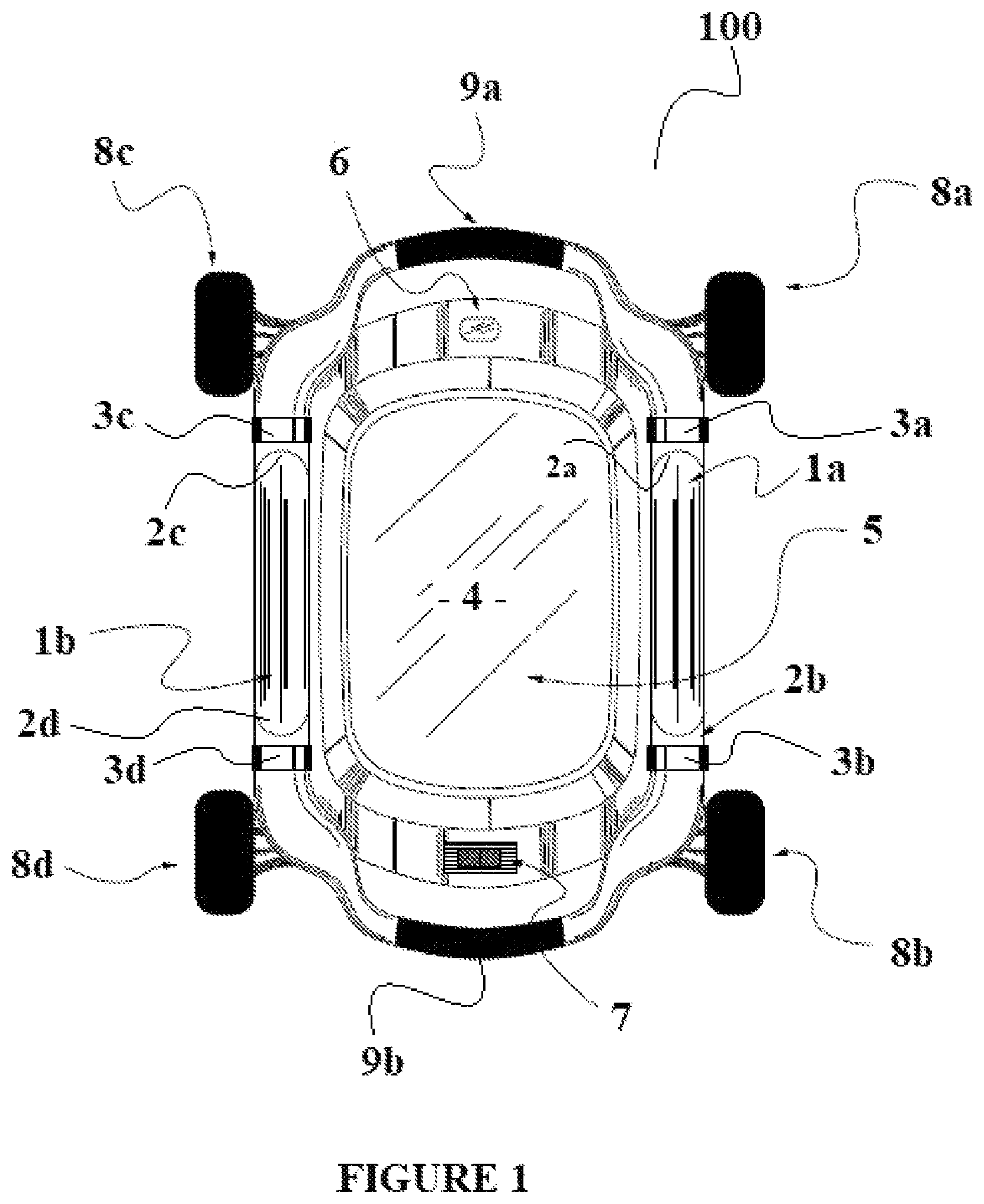 Patent US12325459 Figure 1 – Mobile tool caddy with inbuilt lights