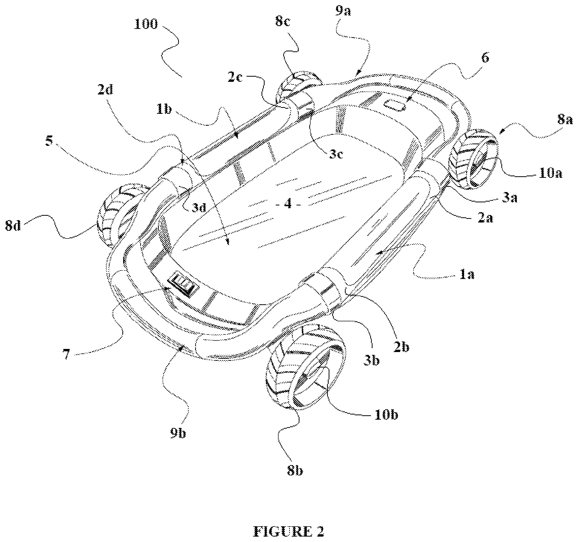 Patent US12325459 Figure 2 – Mobile tool caddy with inbuilt lights