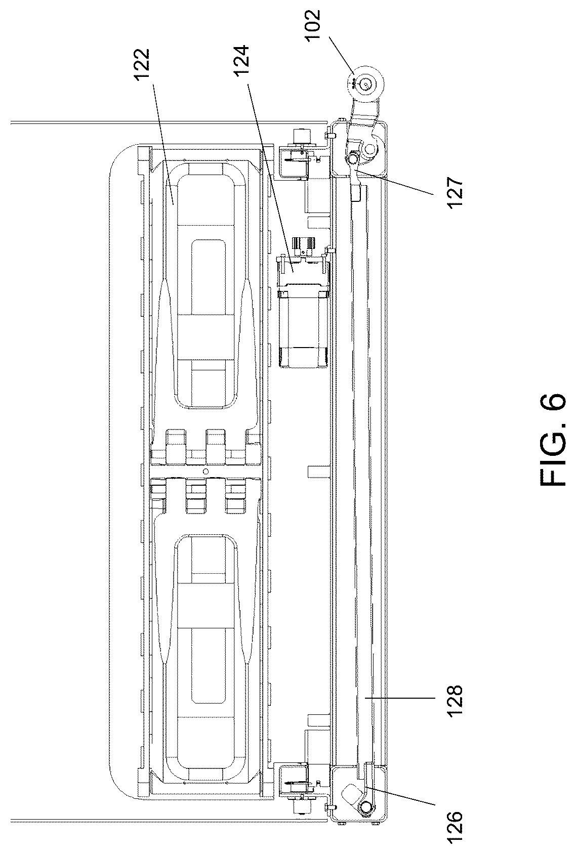 Patent US12325460 Figure 11 – Laterally operating payload handling device