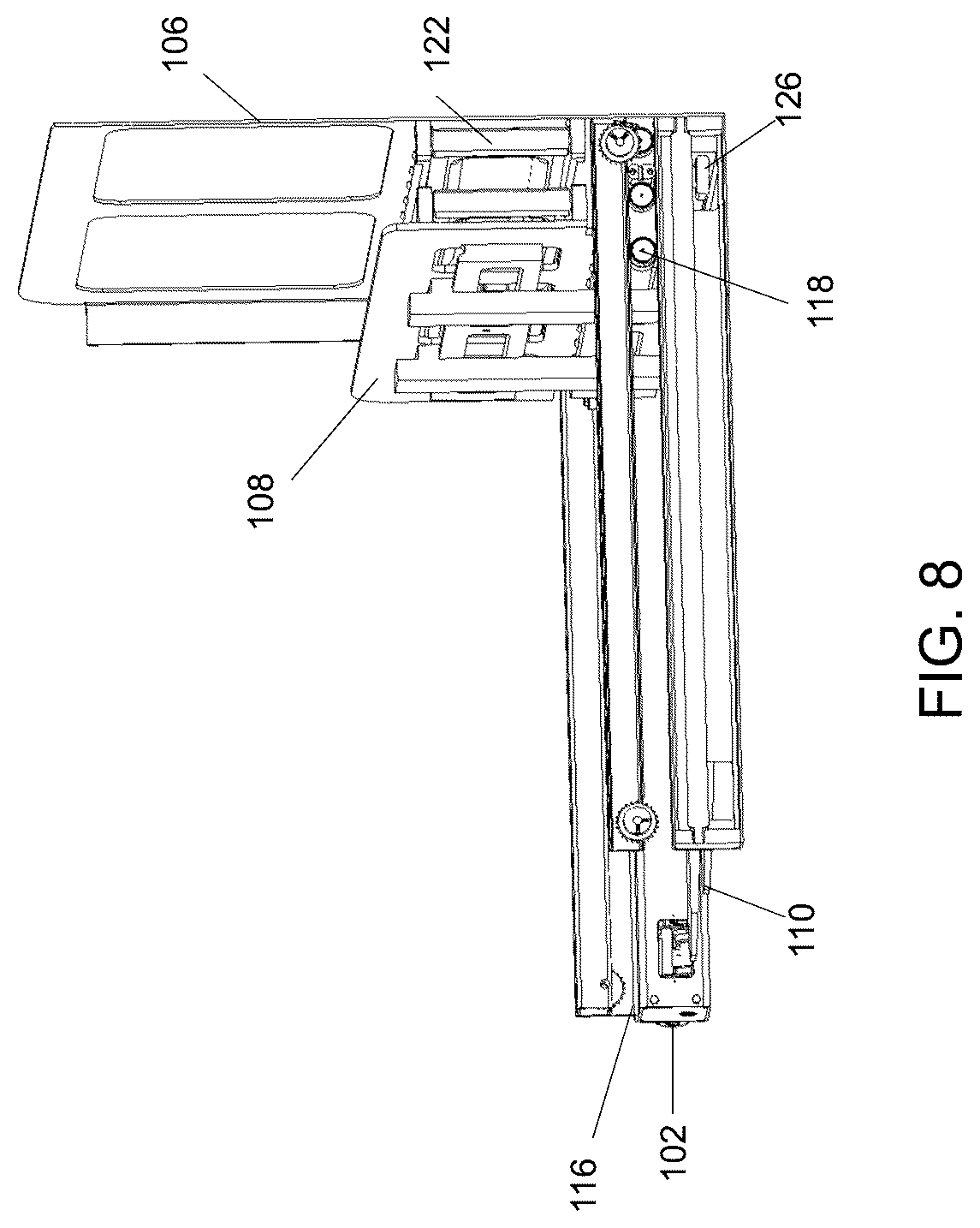 Patent US12325460 Figure 13 – Laterally operating payload handling device