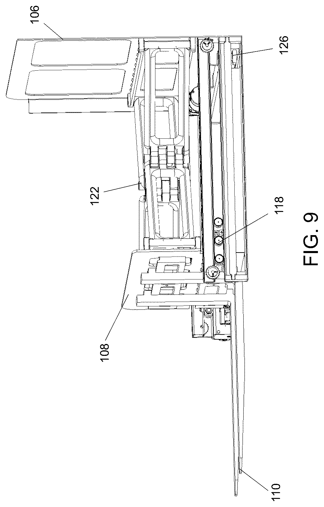 Patent US12325460 Figure 14 – Laterally operating payload handling device
