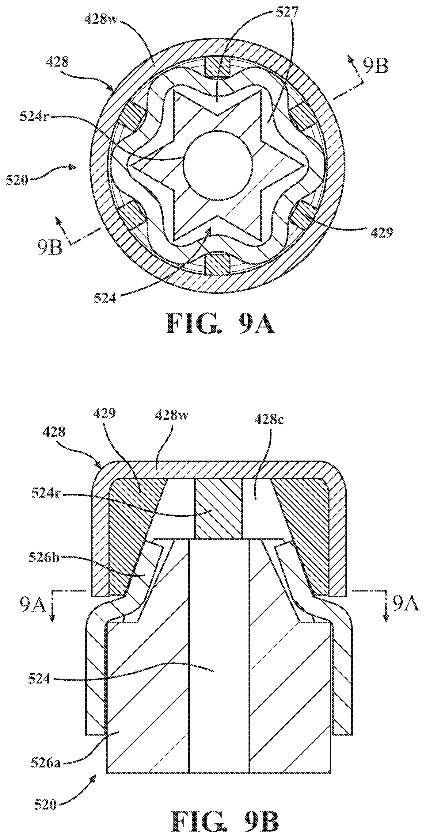 Patent US12325462 Figure 7 – Steering wheel end caps and associated application structures