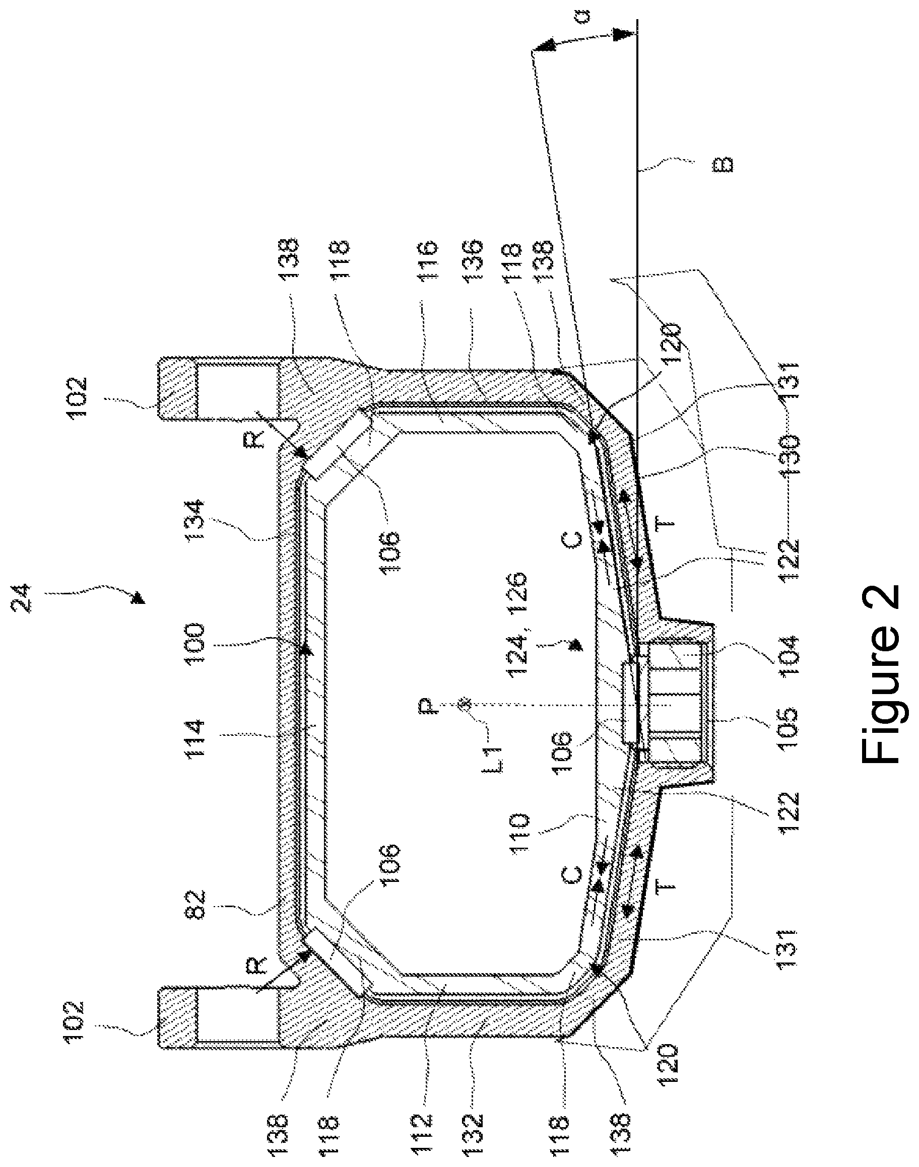 Patent US12325464 Figure 2 – Adjustable steering column for a vehicle
