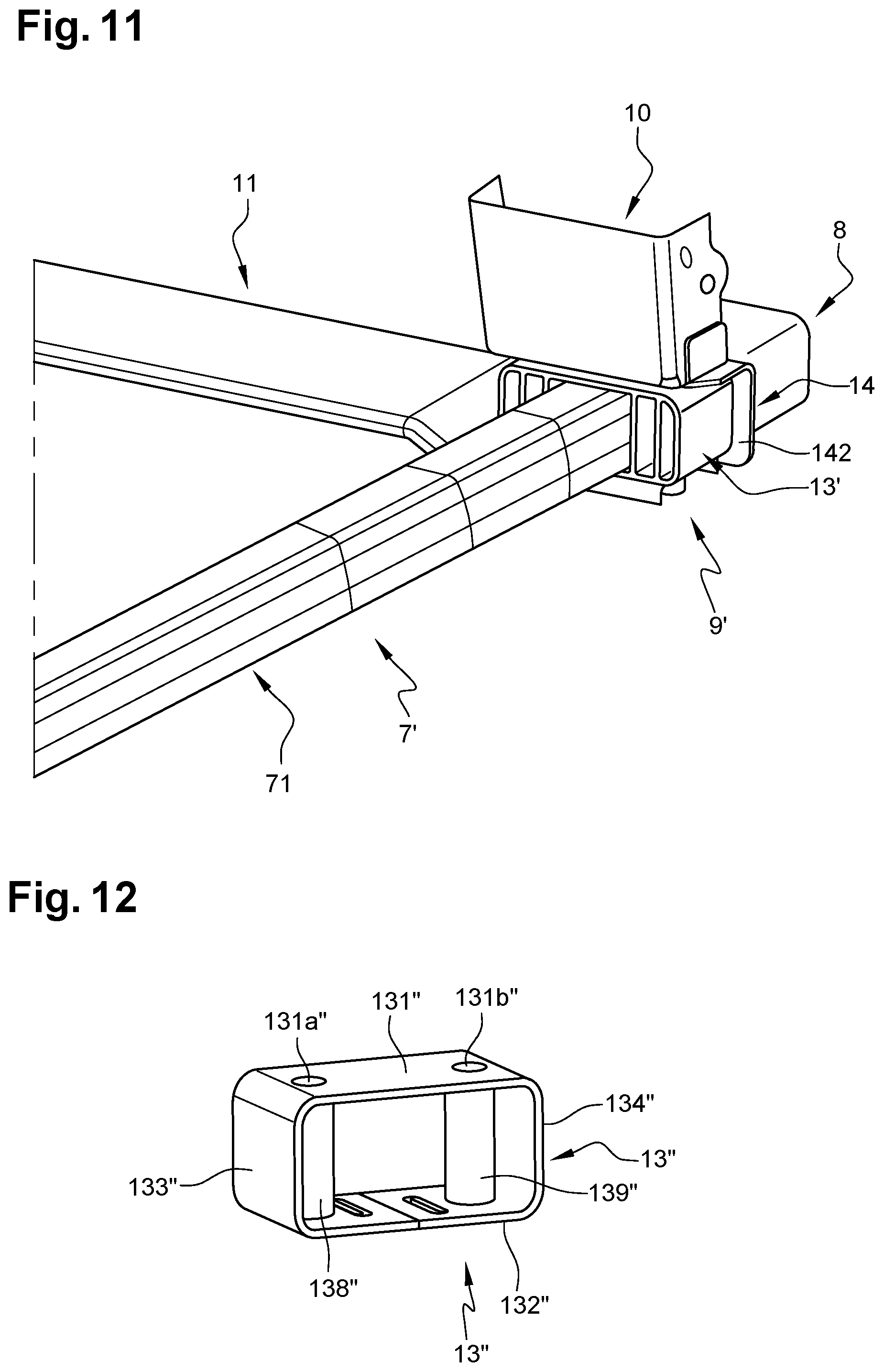 Patent US12325466 Figure 5 – Structural node for a motor vehicle front lower load path, and process for assembling said structural node
