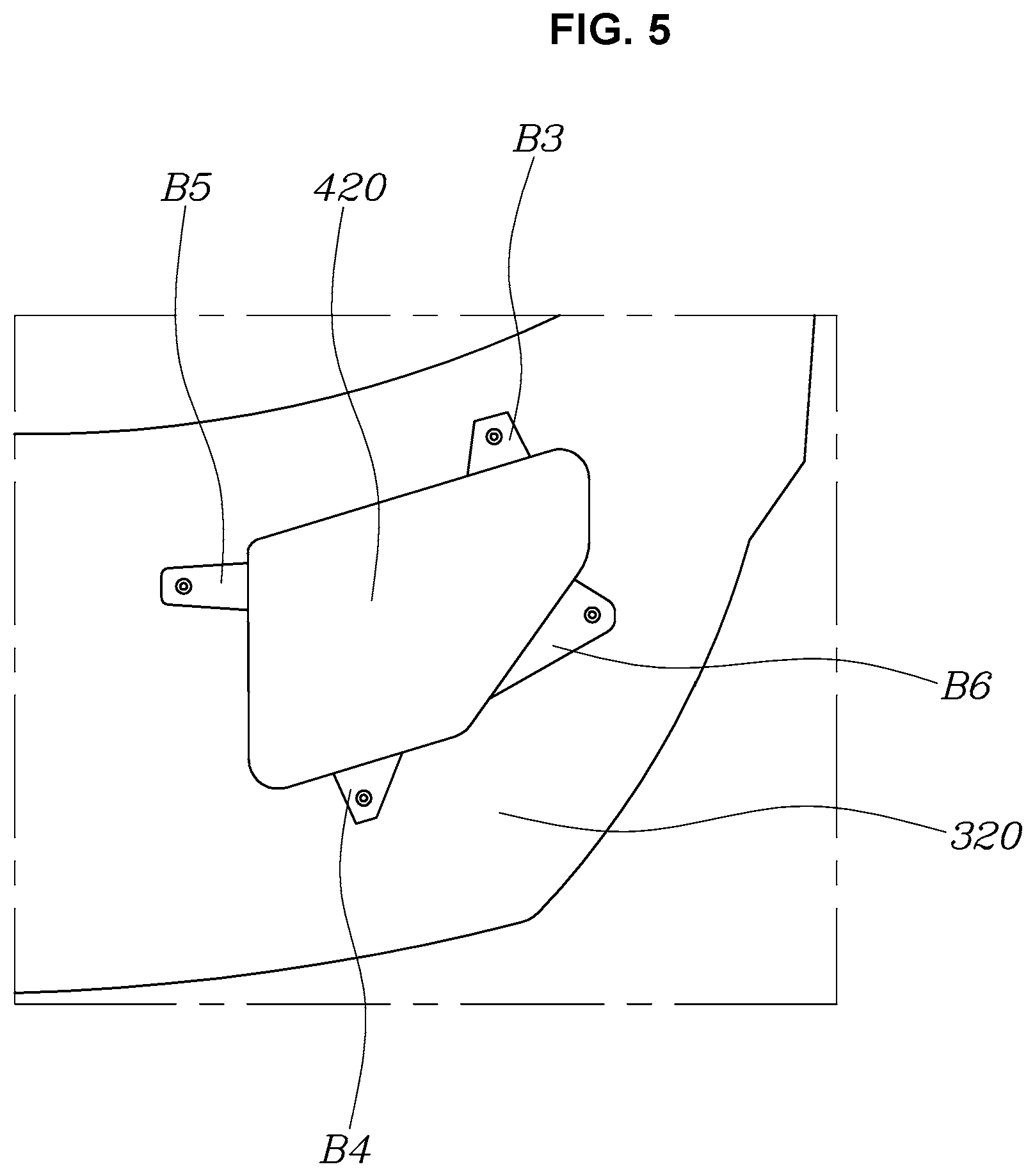 Patent US12325467 Figure 5 – Front part assembly for mobility device, front-part-integrated mobility device including the same and method of assembling the front-part-integrated mobility device