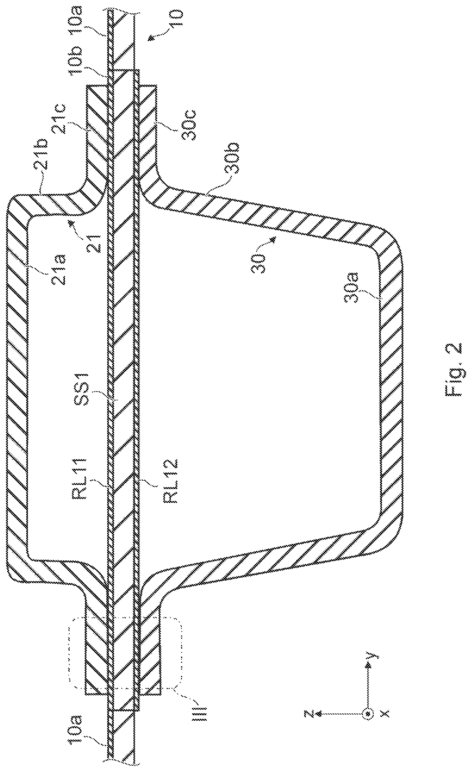 Patent US12325469 Figure 2 – Vehicle floor structure and method for manufacturing vehicle