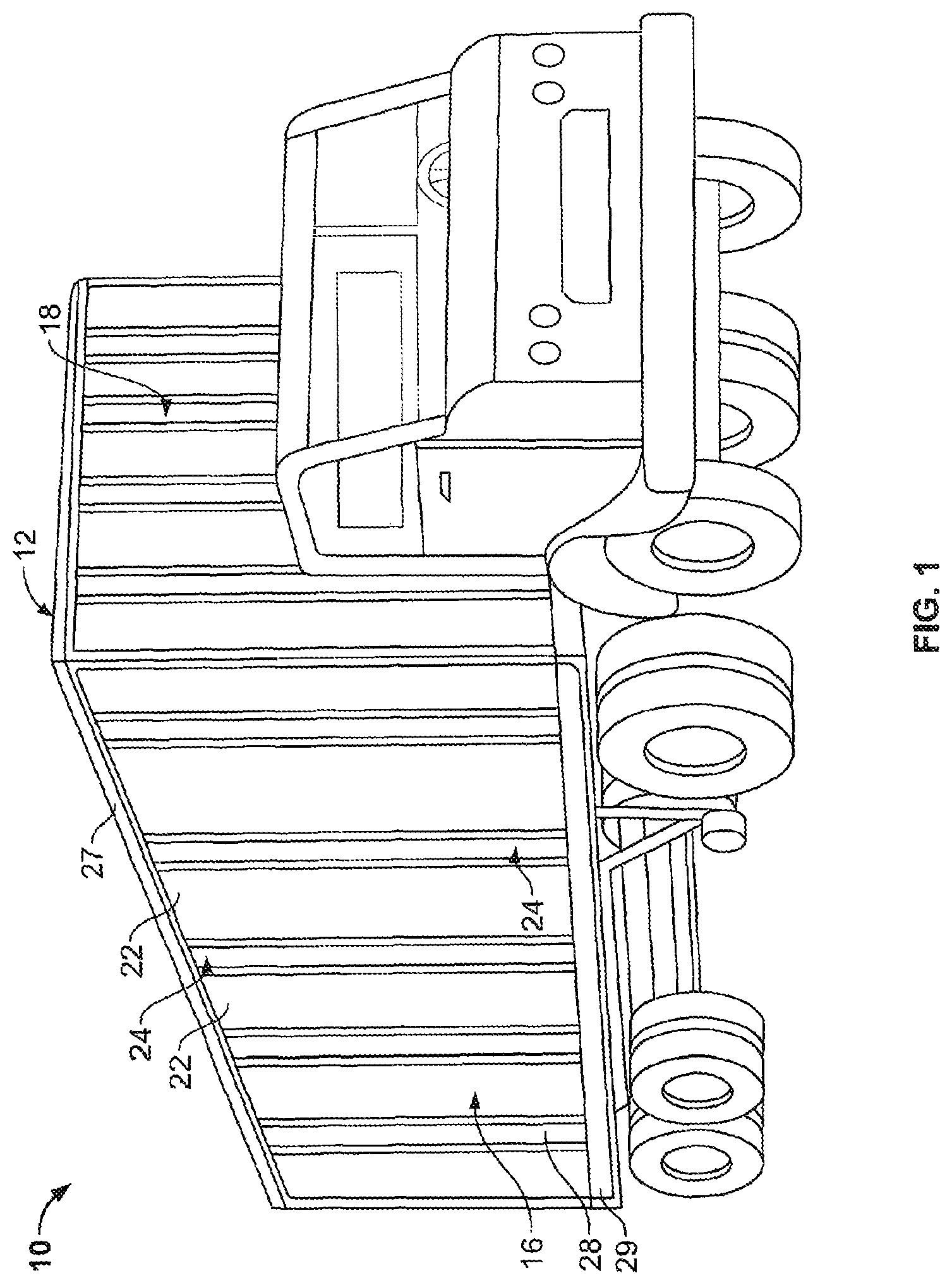 Patent US12325470 Figure 1 – Composite panel having perforated foam core and method of making the same