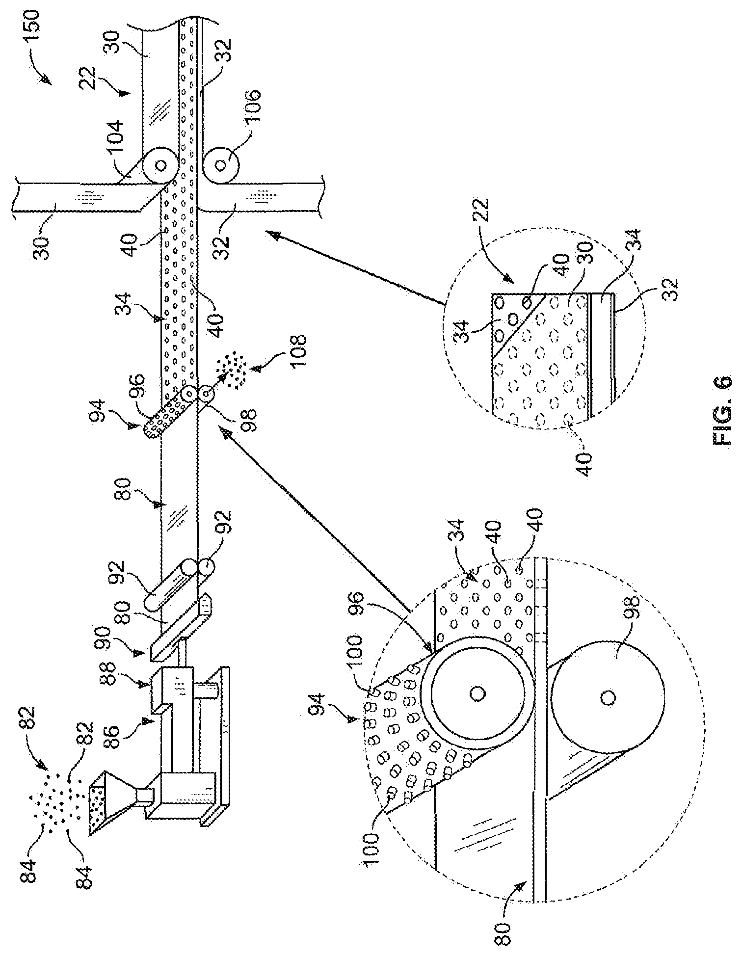 Patent US12325470 Figure 6 – Composite panel having perforated foam core and method of making the same