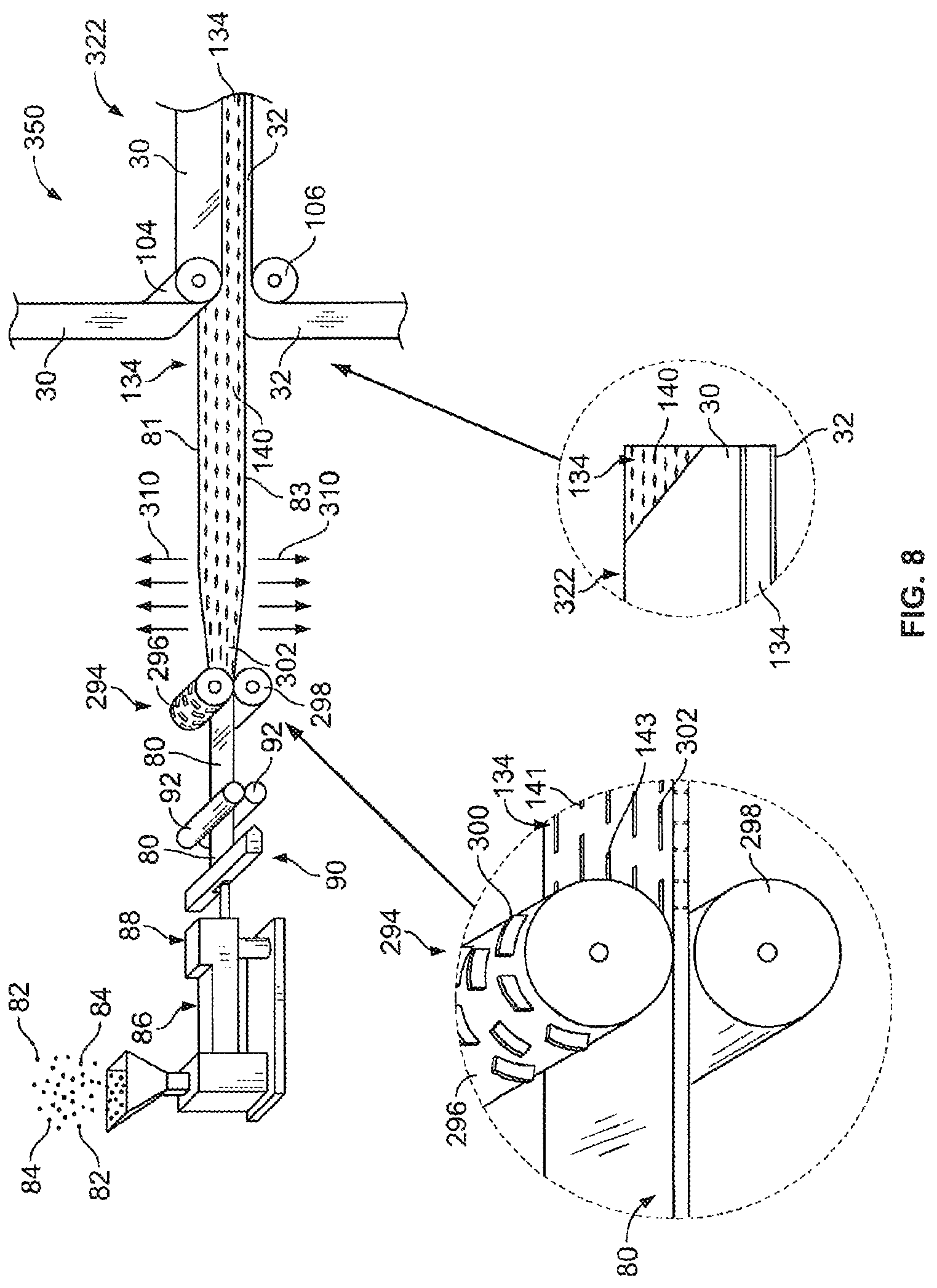Patent US12325470 Figure 8 – Composite panel having perforated foam core and method of making the same