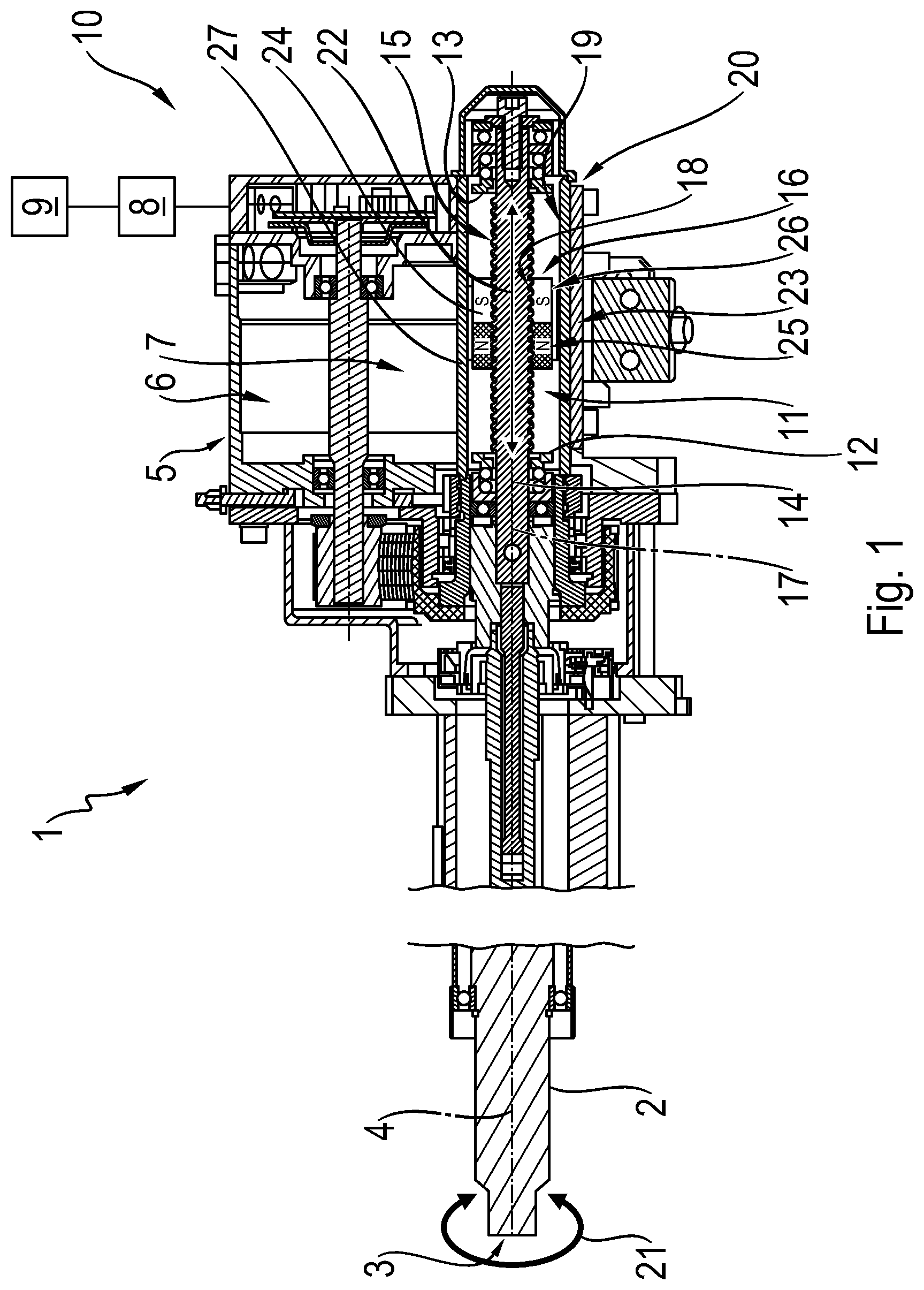 Patent US12325472 Figure 1 – Steer-by-wire steering apparatus and method for operating a steer-by-wire steering apparatus