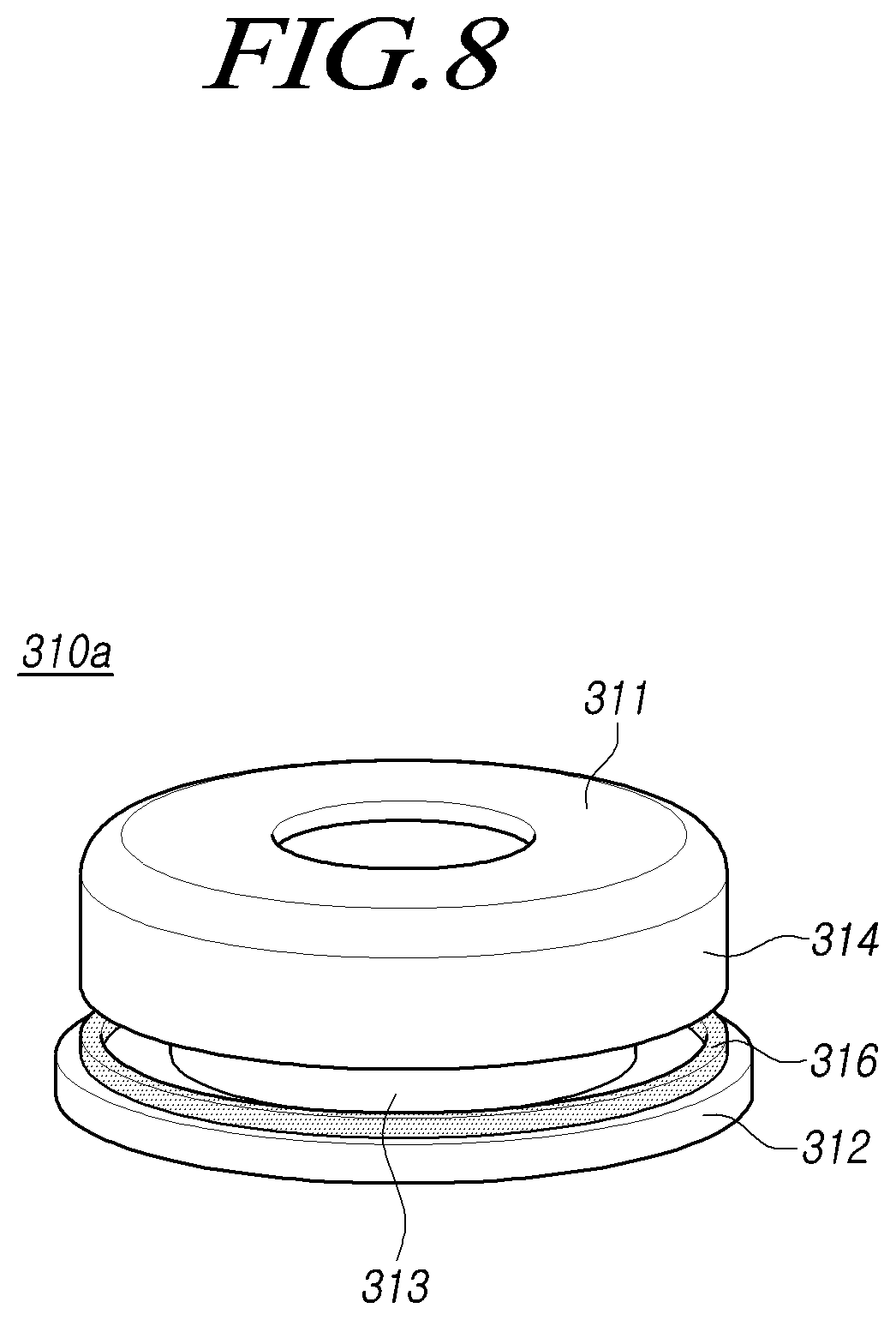 Patent US12325474 Figure 8 – Reducer for vehicle steering device