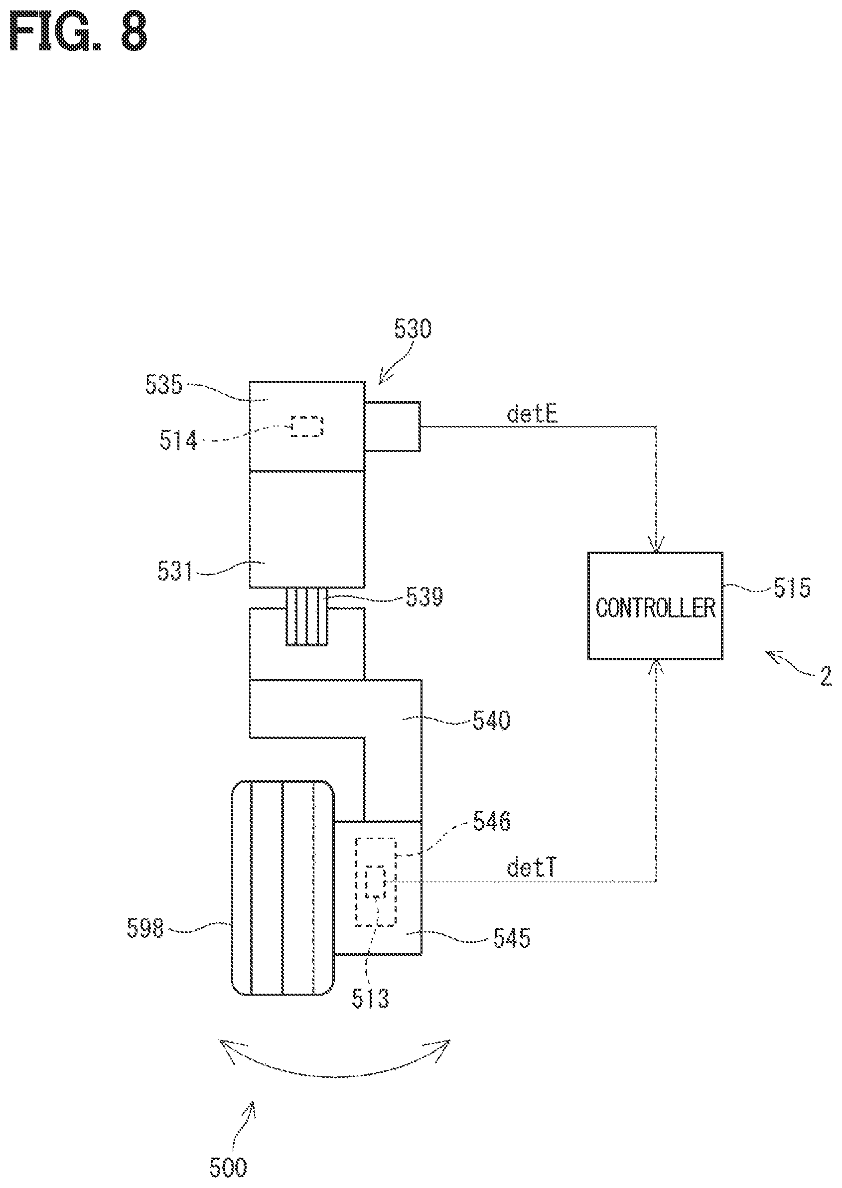 Patent US12325476 Figure 7 – Position detection device