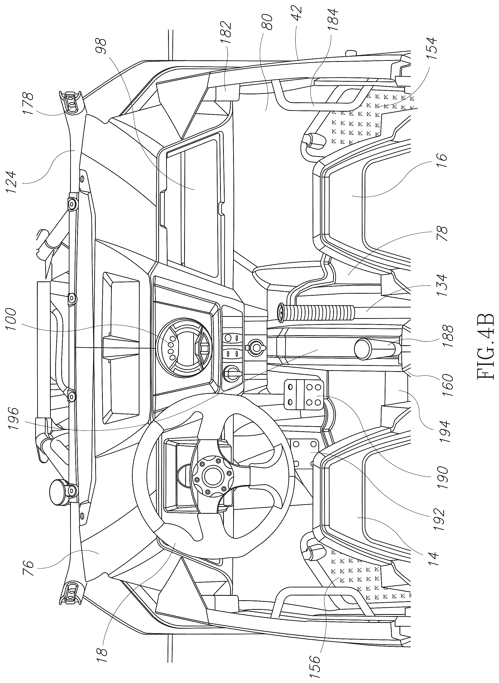 Patent US12325478 Figure 12 – Engine access panels for off-highway vehicle