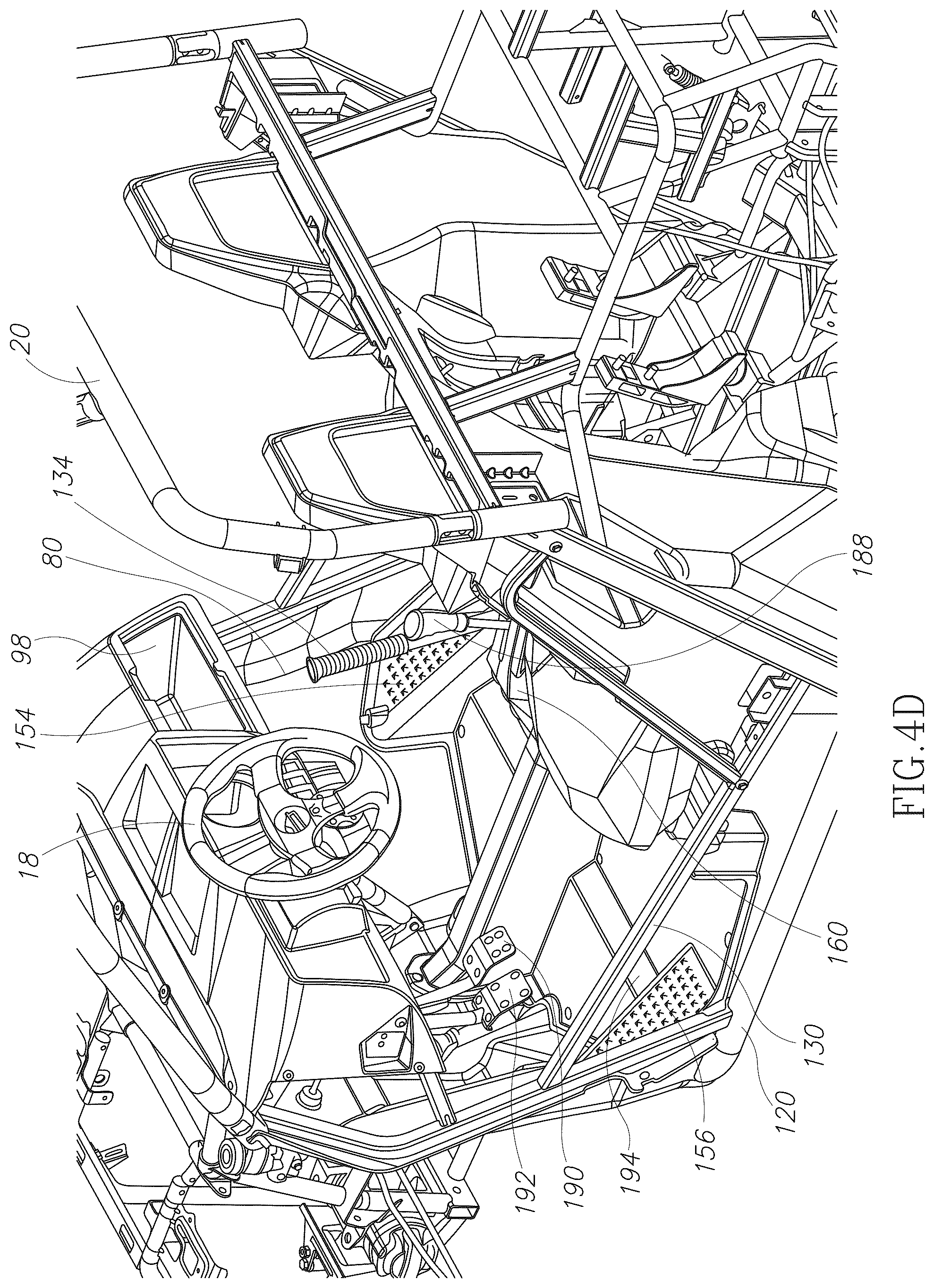 Patent US12325478 Figure 14 – Engine access panels for off-highway vehicle