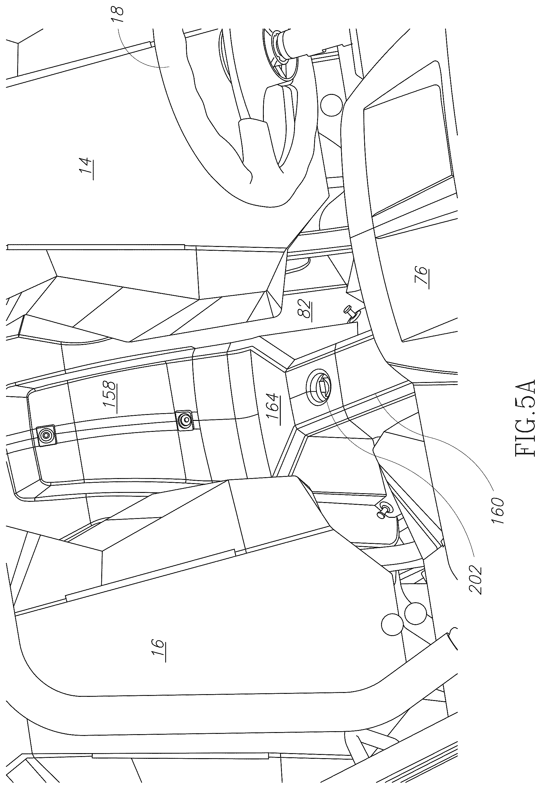 Patent US12325478 Figure 16 – Engine access panels for off-highway vehicle