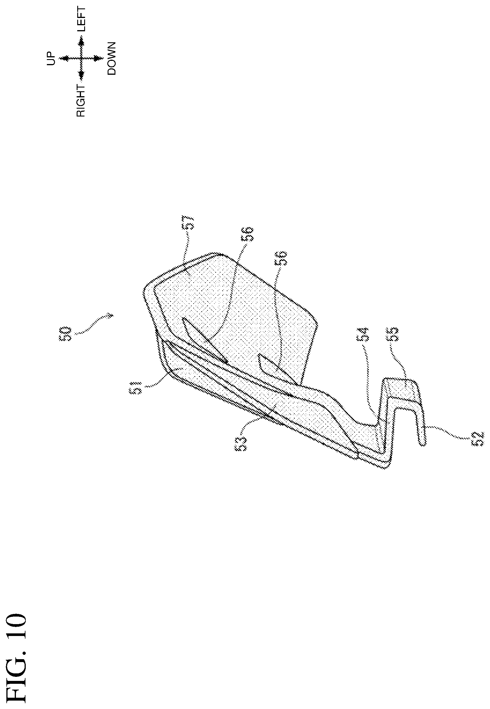 Patent US12325479 Figure 10 – Saddled vehicle with unobtrusive air guide mounting