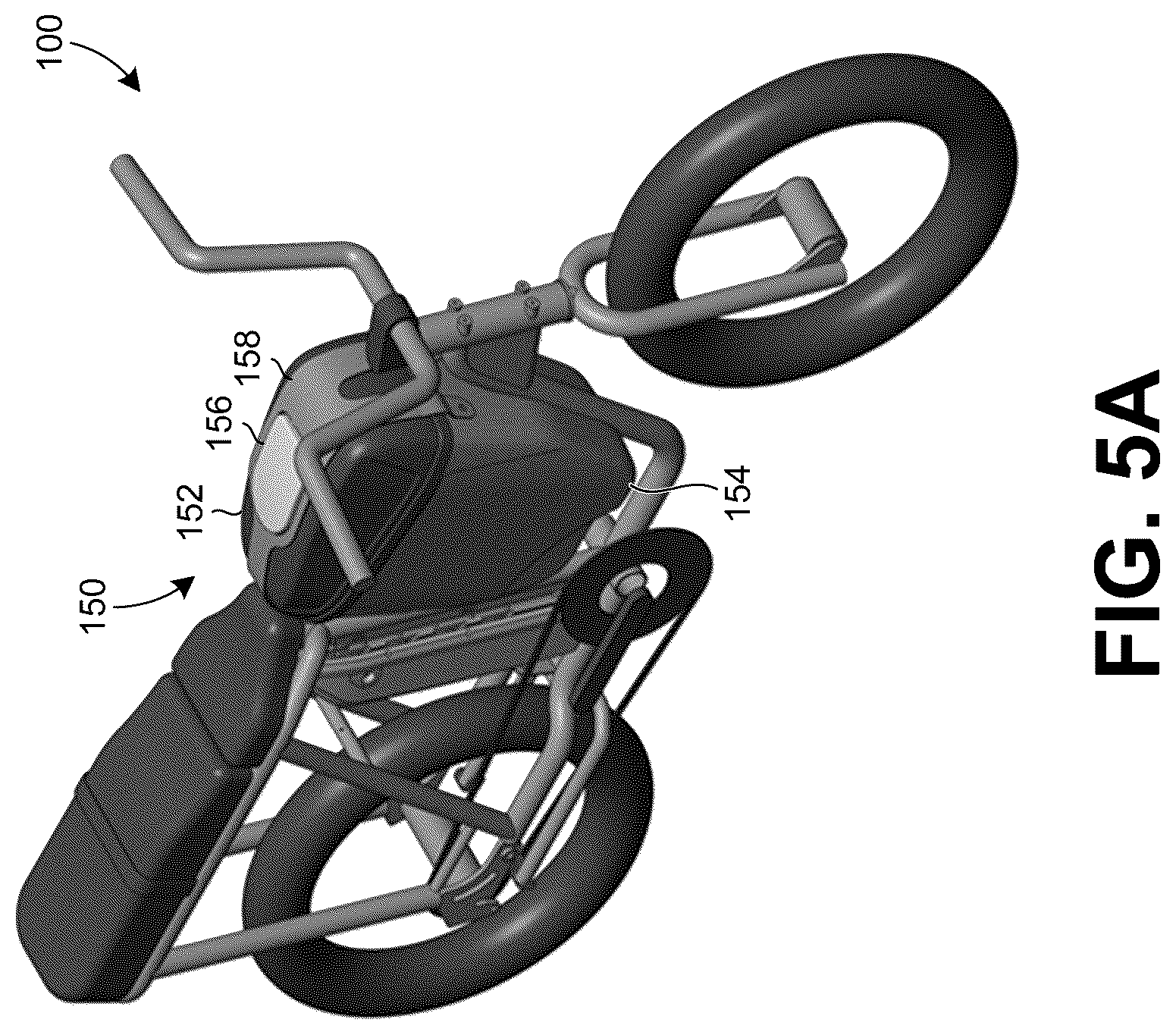 Patent US12325481 Figure 5 – Adjustable seat accessory