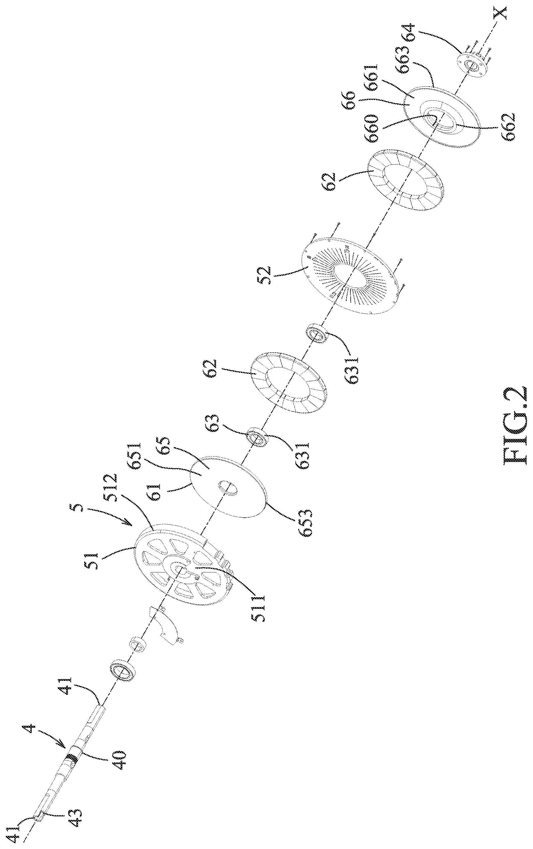 Patent US12325490 Figure 2 – Wheel hub motor