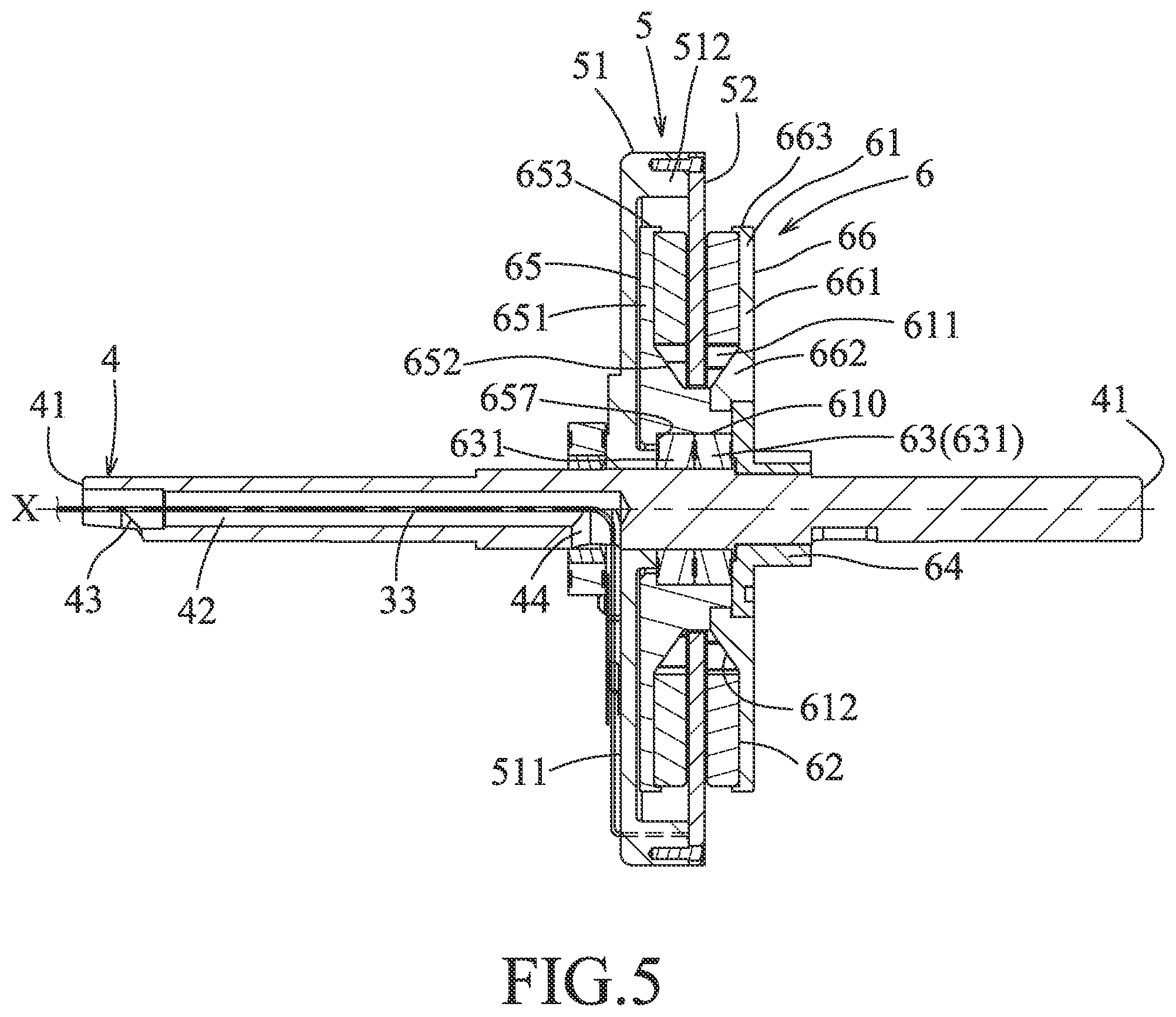 Patent US12325490 Figure 5 – Wheel hub motor