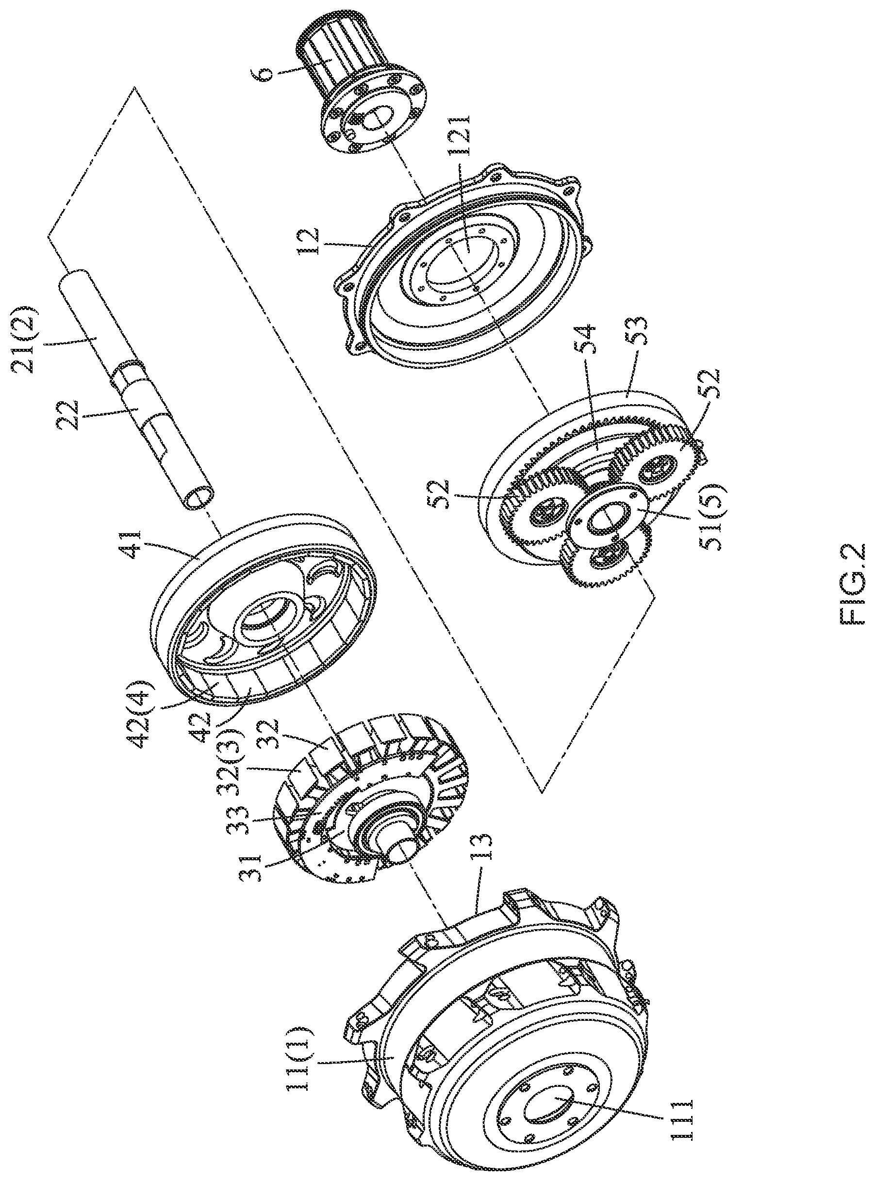Patent US12325491 Figure 2 – Hub motor for pedelec
