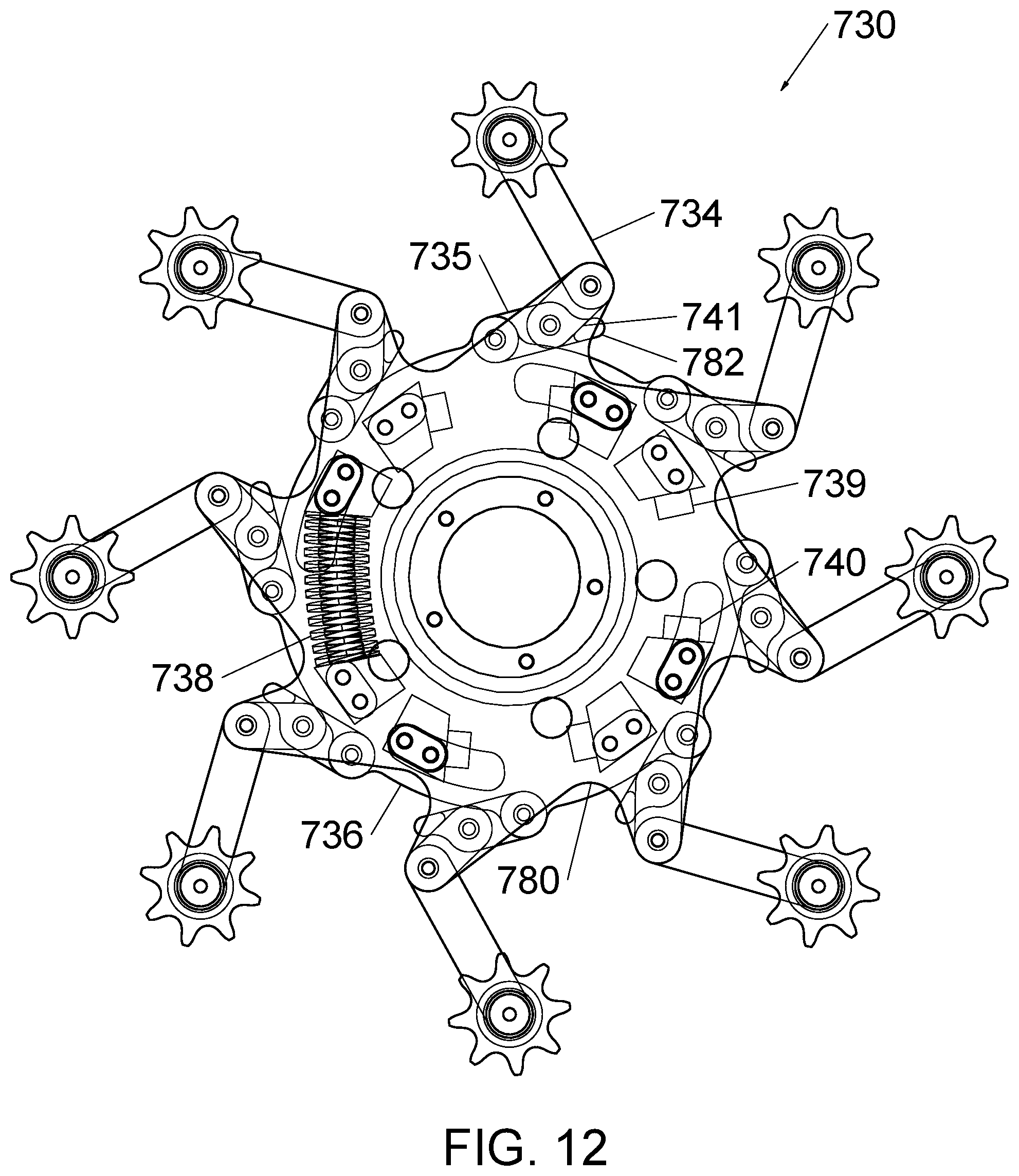Patent US12325492 Figure 8 – Automatic transmission system for a bicycle