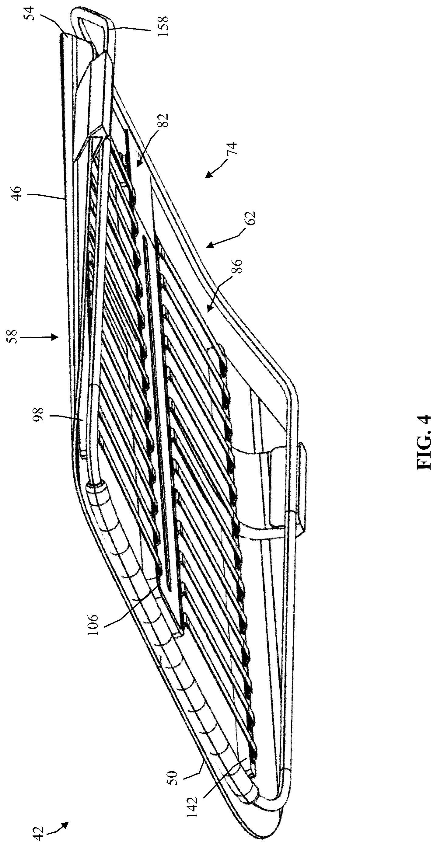 Patent US12325493 Figure 3 – Watercraft with tower storage