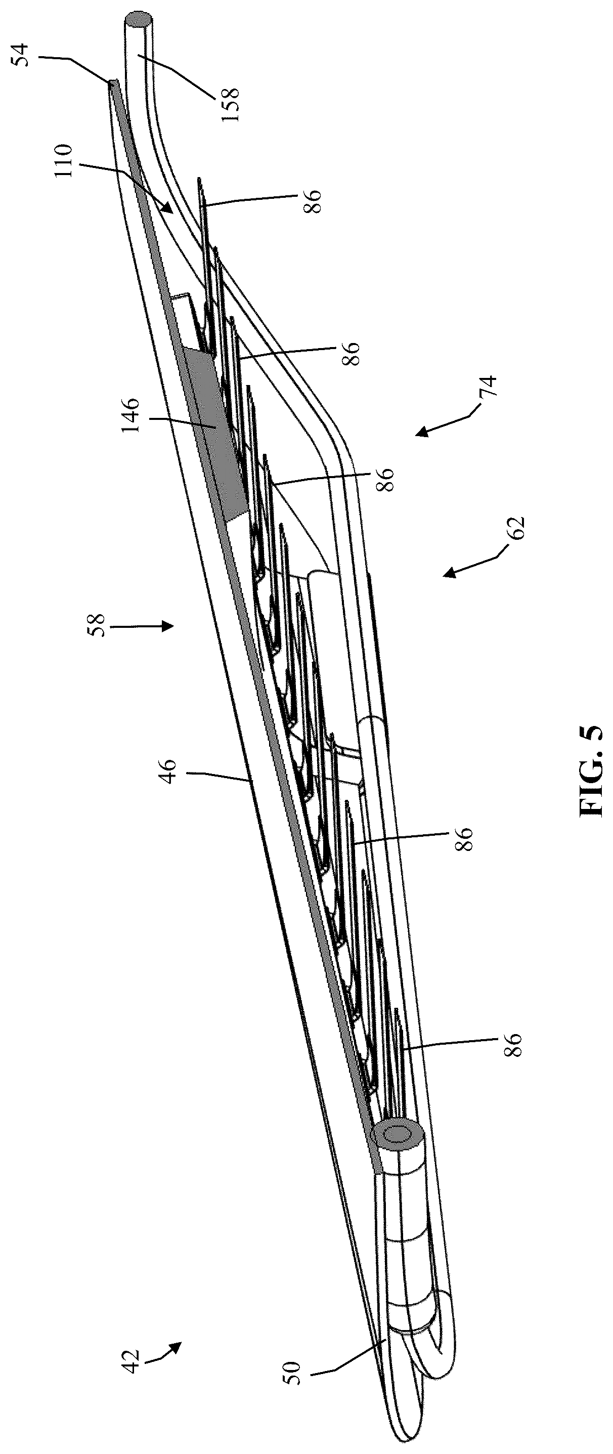 Patent US12325493 Figure 4 – Watercraft with tower storage