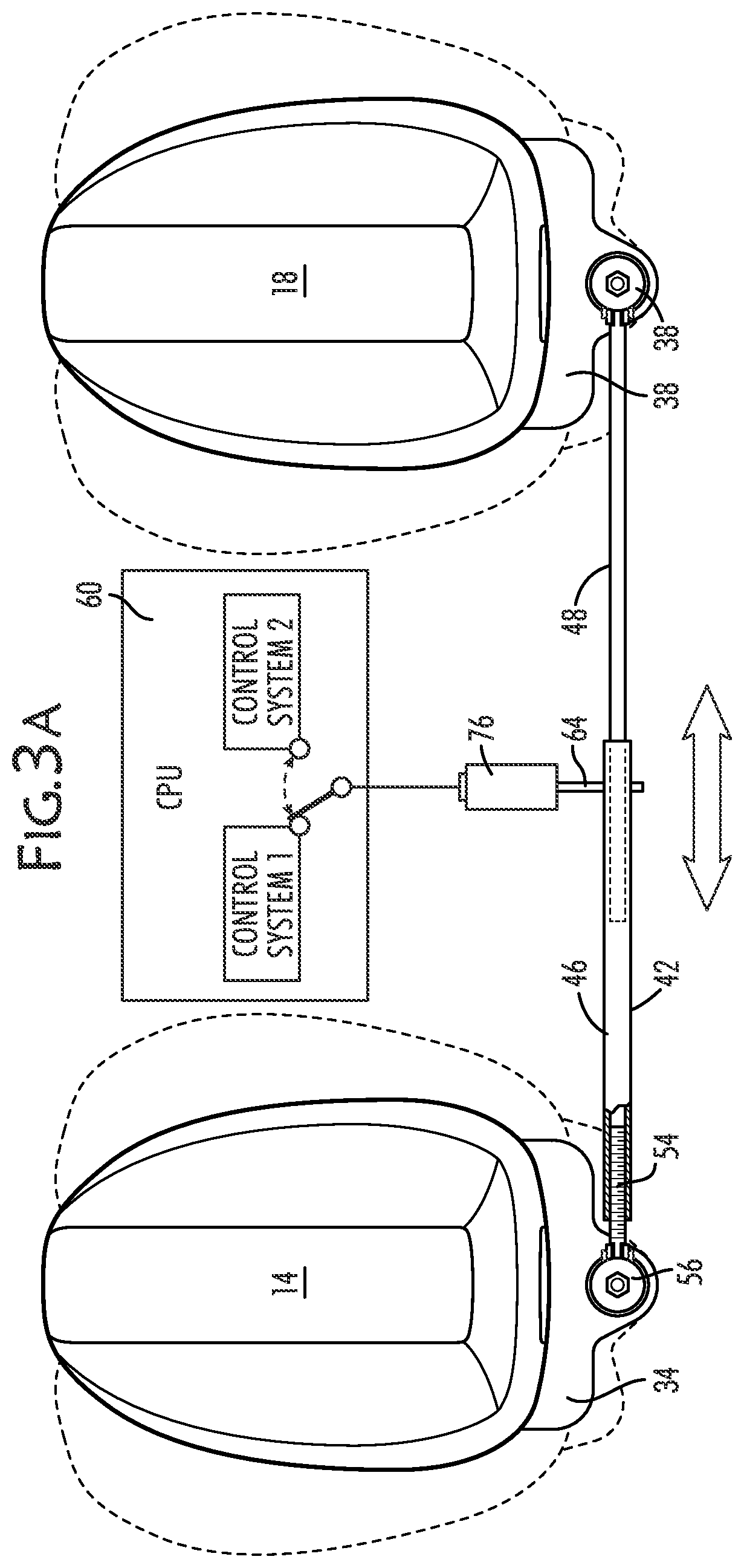 Patent US12325501 Figure 3 – Adaptive tie bar assembly for secure alignment of multiple marine engines at higher speed