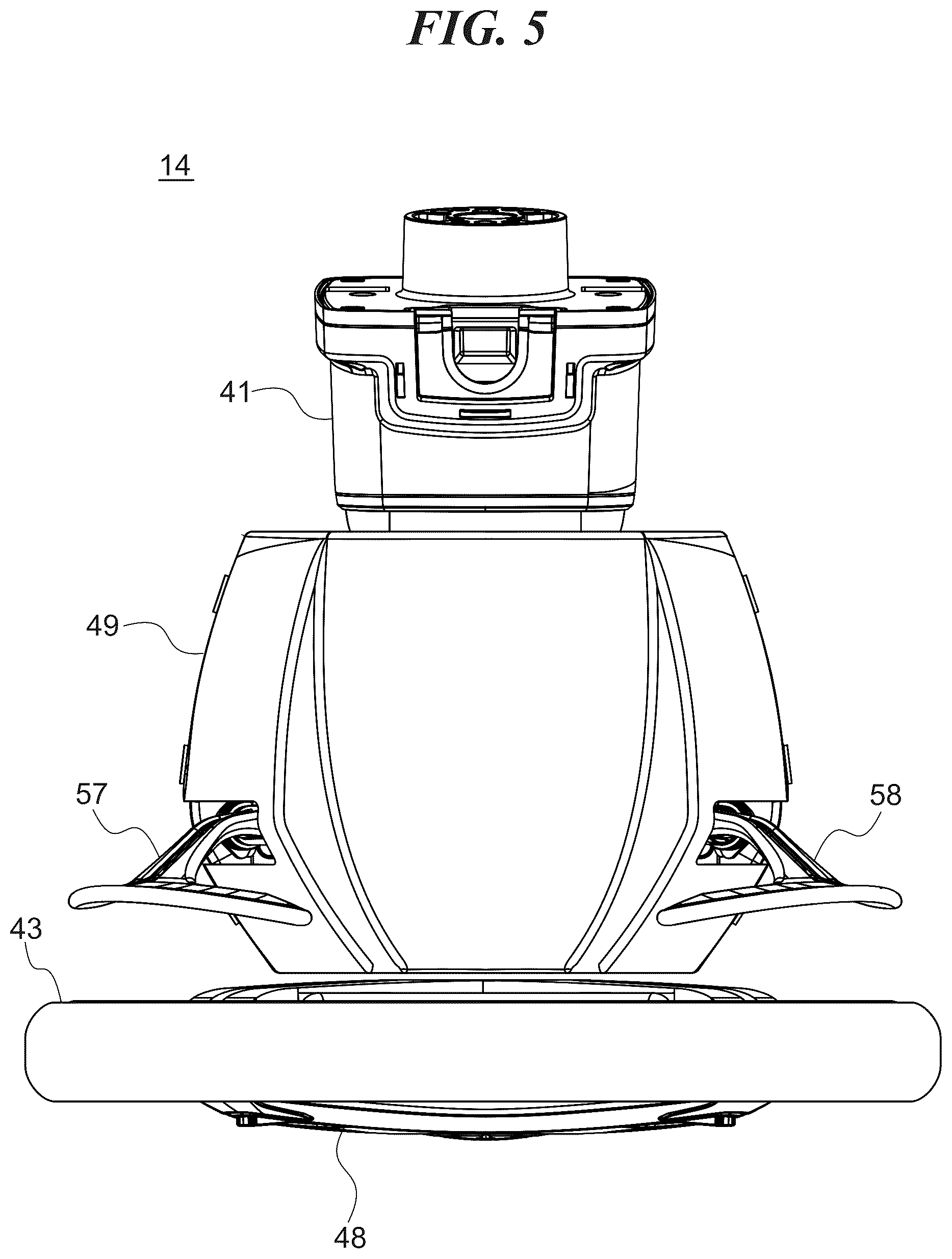 Patent US12325503 Figure 5 – Marine vessel maneuvering support system, and marine vessel