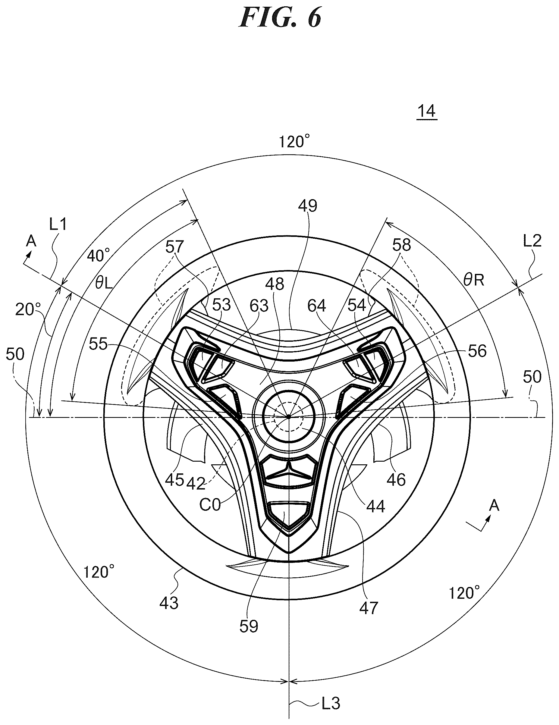 Patent US12325503 Figure 6 – Marine vessel maneuvering support system, and marine vessel