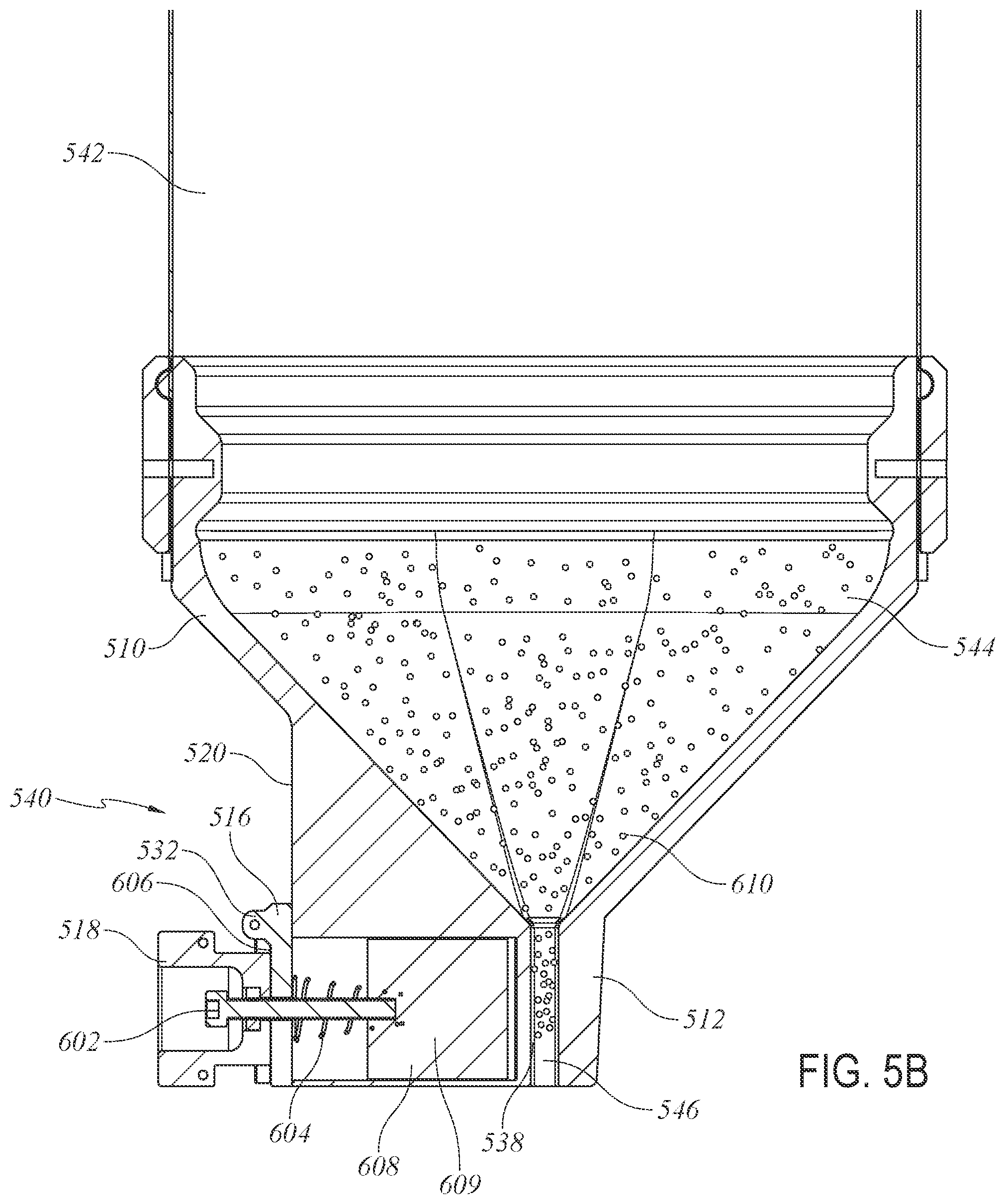 Patent US12325504 Figure 11 – Magnetic ballast dispenser