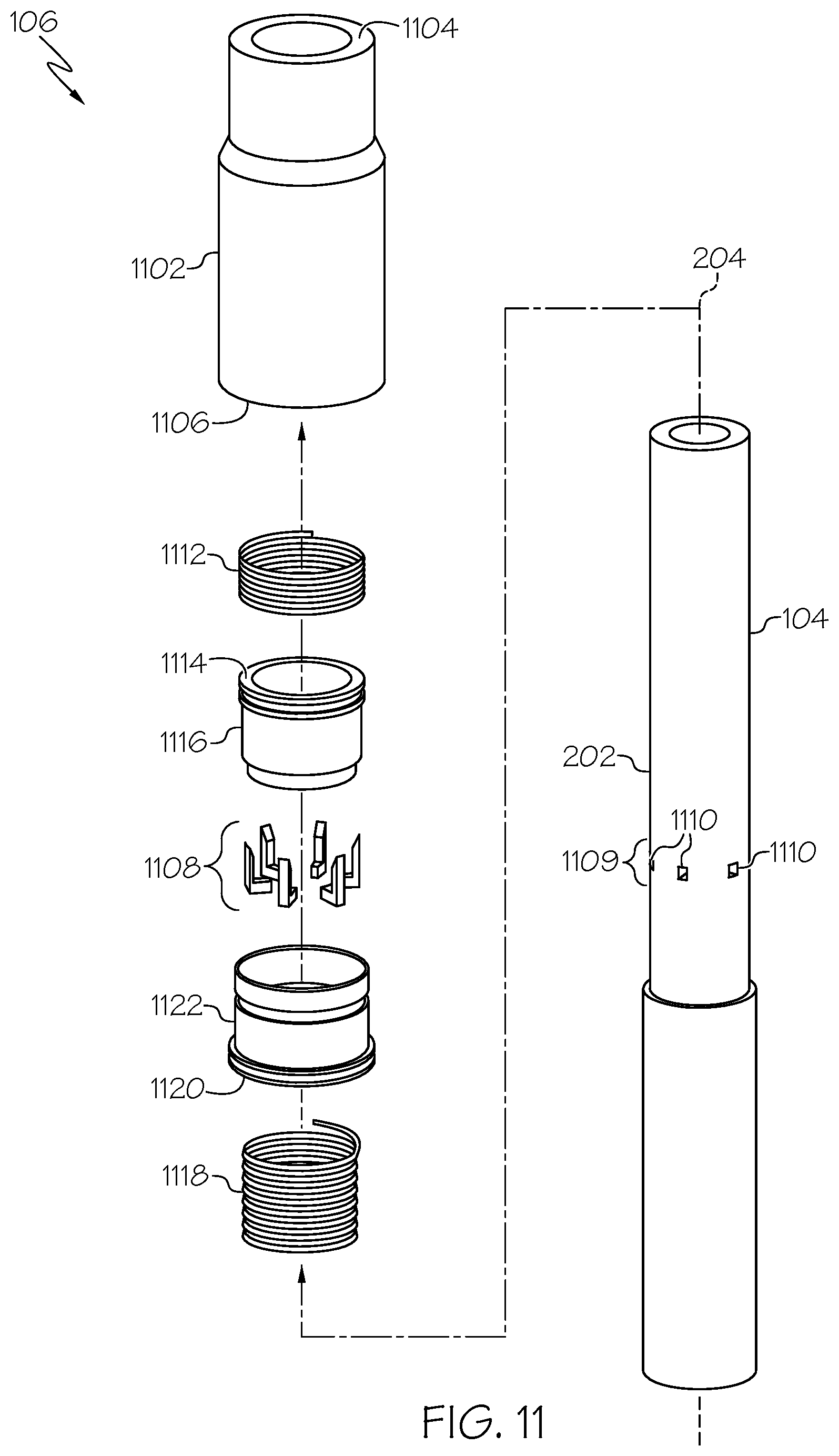 Patent US12325510 Figure 7 – Retract actuator assemblies, landing gear assemblies and methods for kneeling landing gear assembly of aircraft