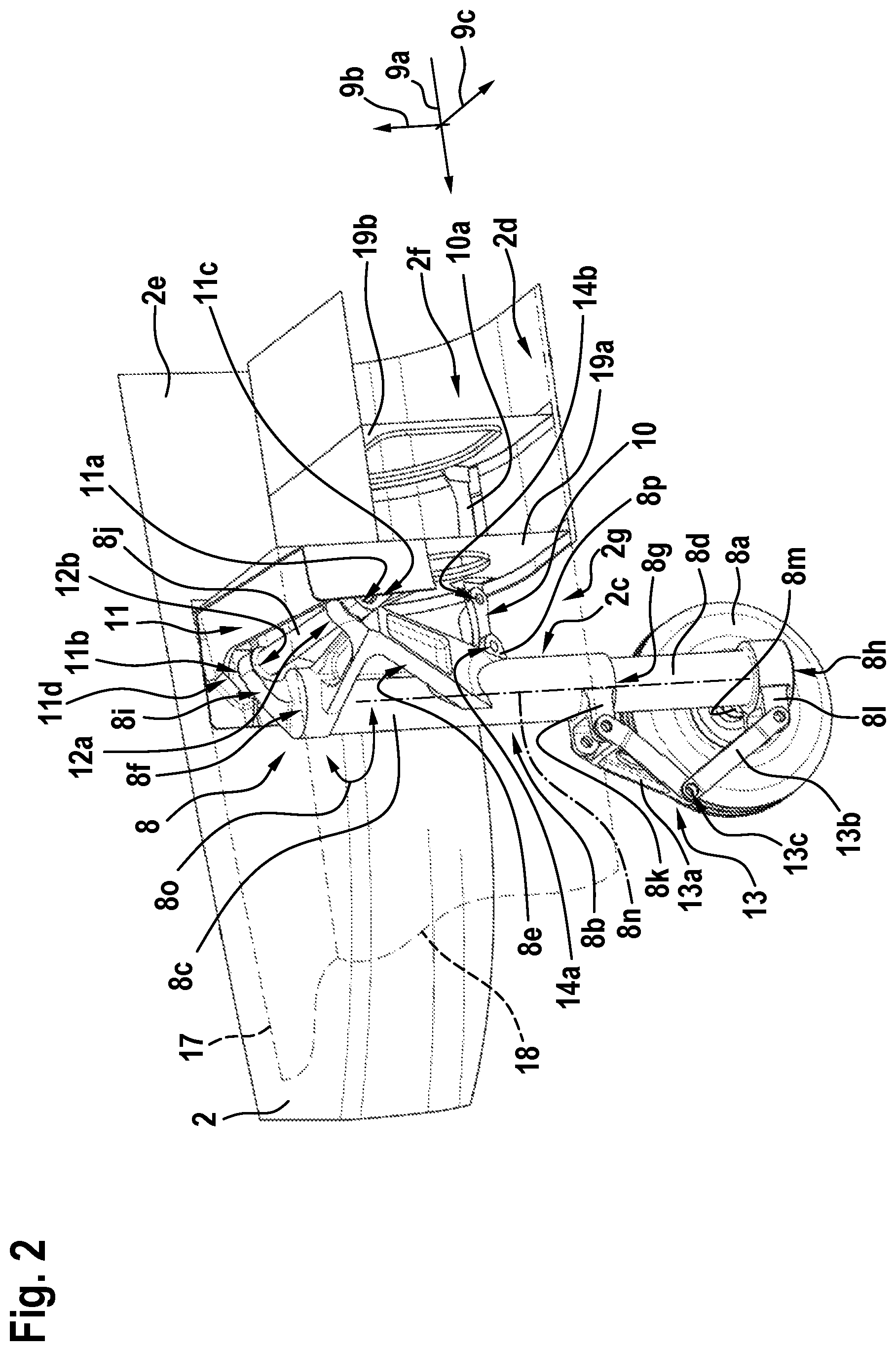 Patent US12325512 Figure 2 – Rotorcraft with a non-retractable wheel-type landing gear