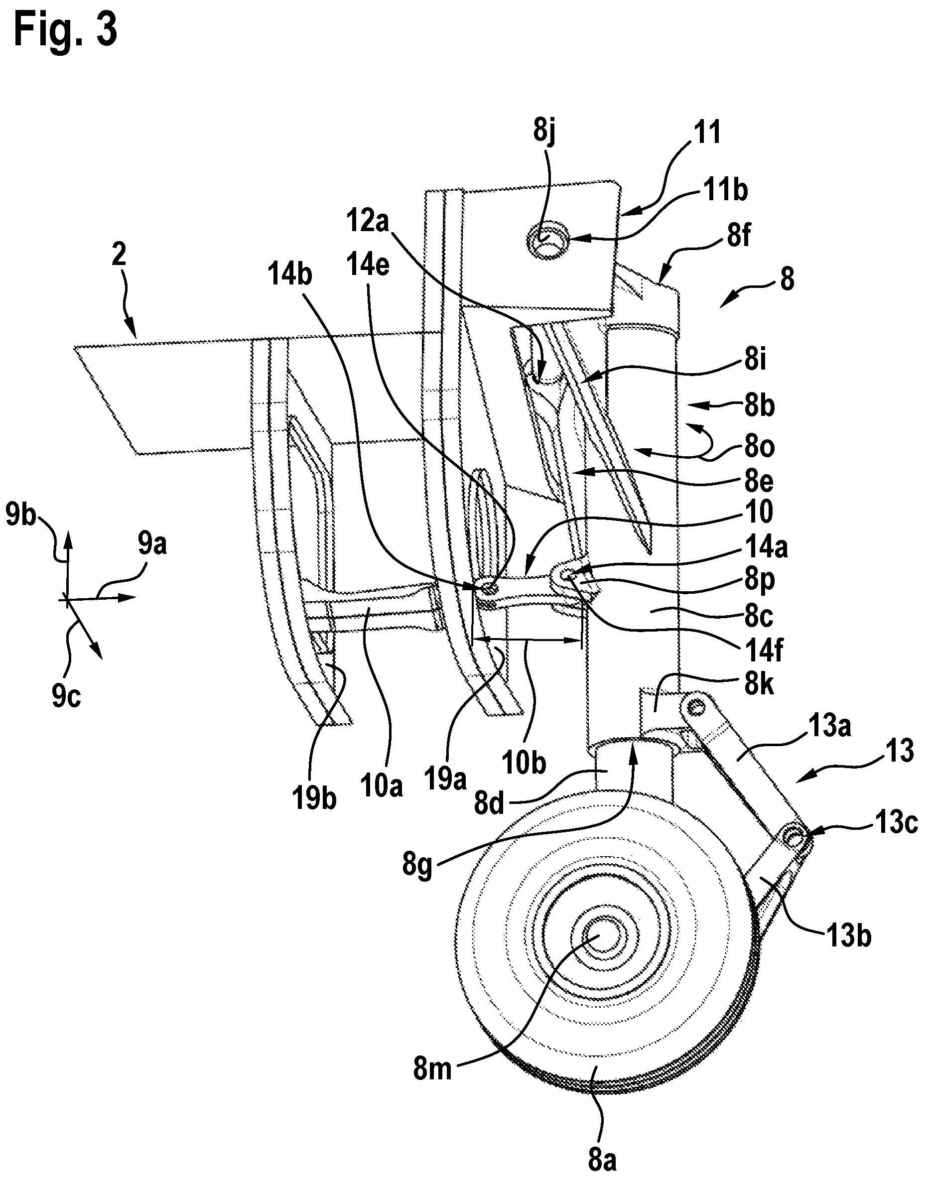 Patent US12325512 Figure 3 – Rotorcraft with a non-retractable wheel-type landing gear