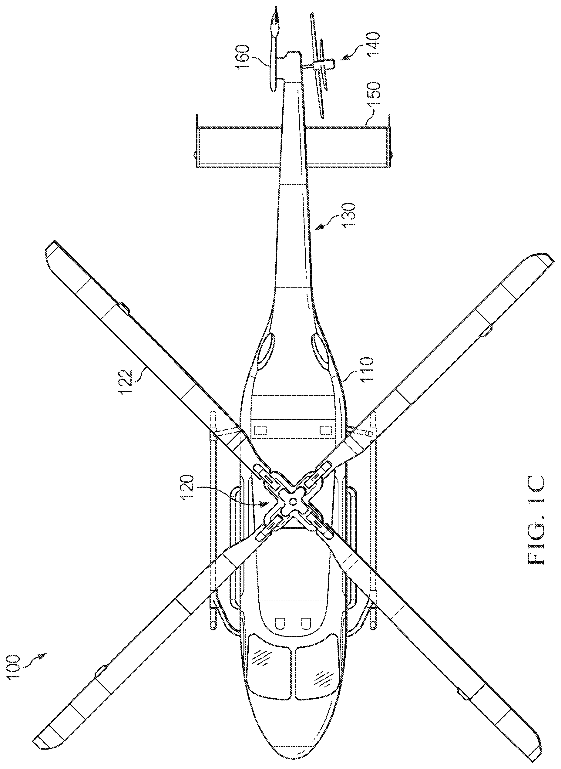 Patent US12325514 Figure 3 – LED tail rotor safety and status indication lighting system