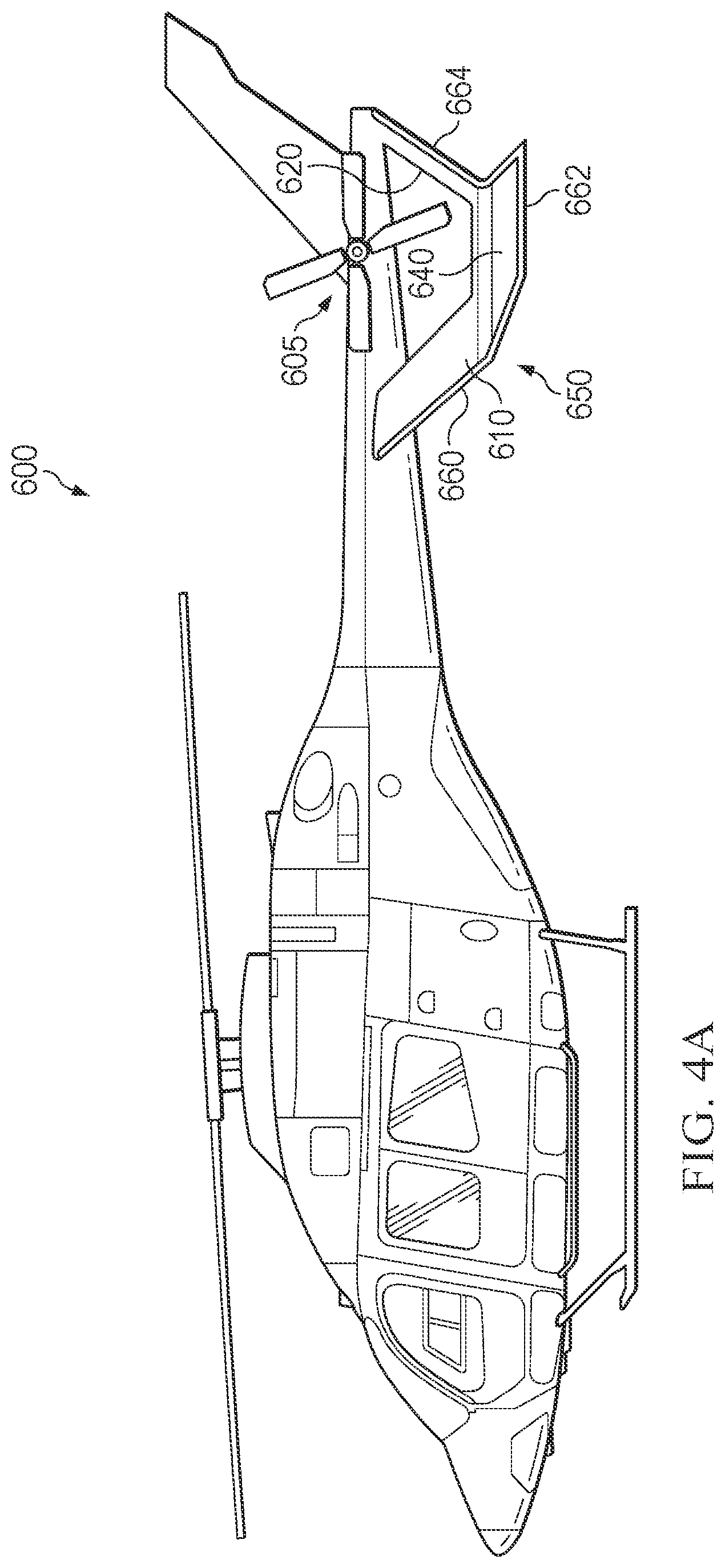 Patent US12325514 Figure 8 – LED tail rotor safety and status indication lighting system