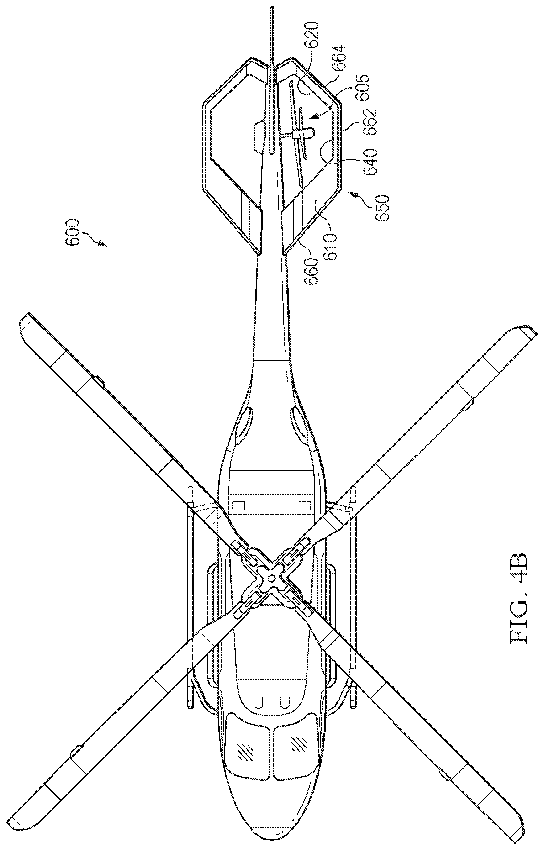 Patent US12325514 Figure 9 – LED tail rotor safety and status indication lighting system