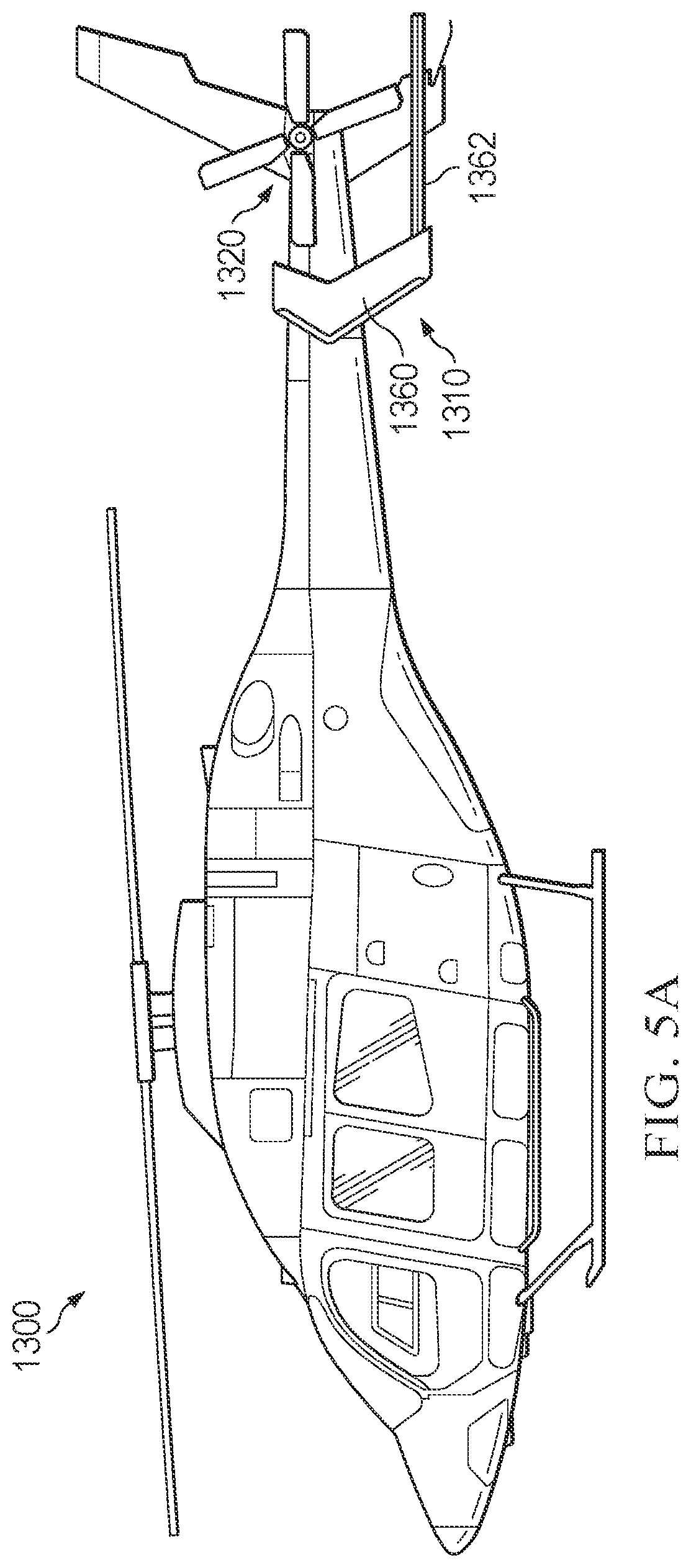 Patent US12325514 Figure 10 – LED tail rotor safety and status indication lighting system