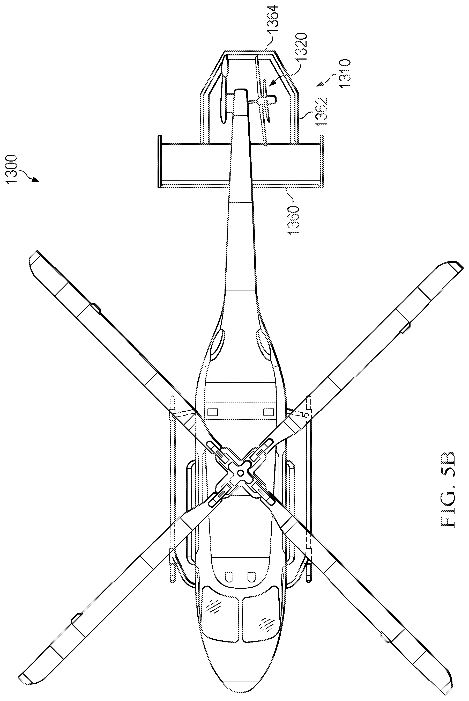 Patent US12325514 Figure 11 – LED tail rotor safety and status indication lighting system