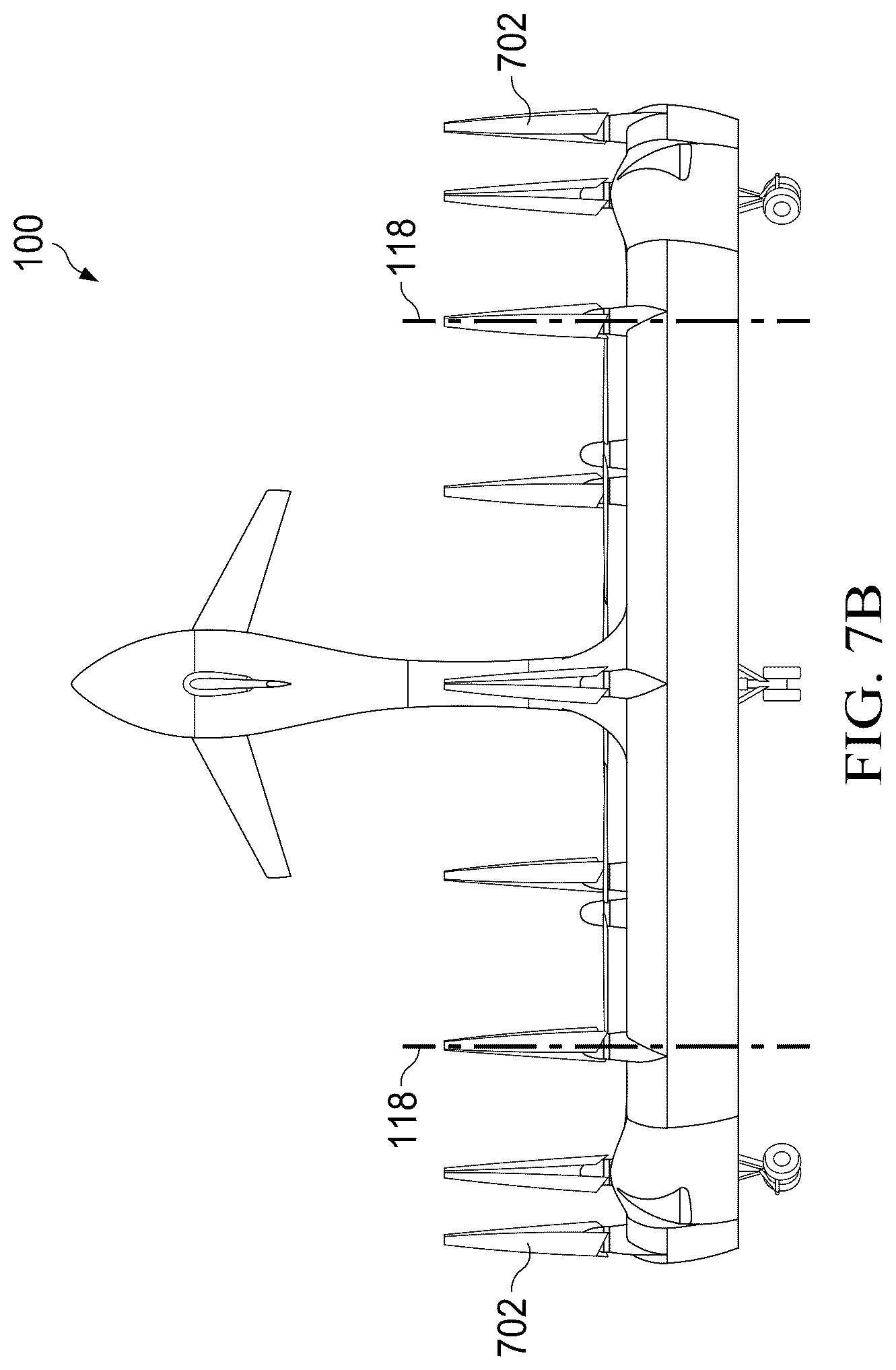 Patent US12325516 Figure 16 – Distributed propulsion system