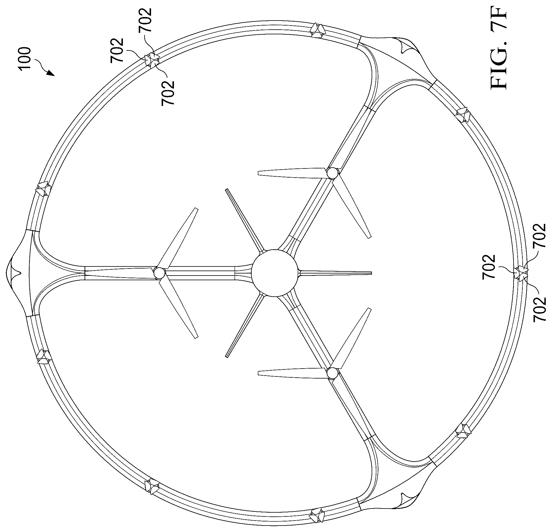 Patent US12325516 Figure 20 – Distributed propulsion system