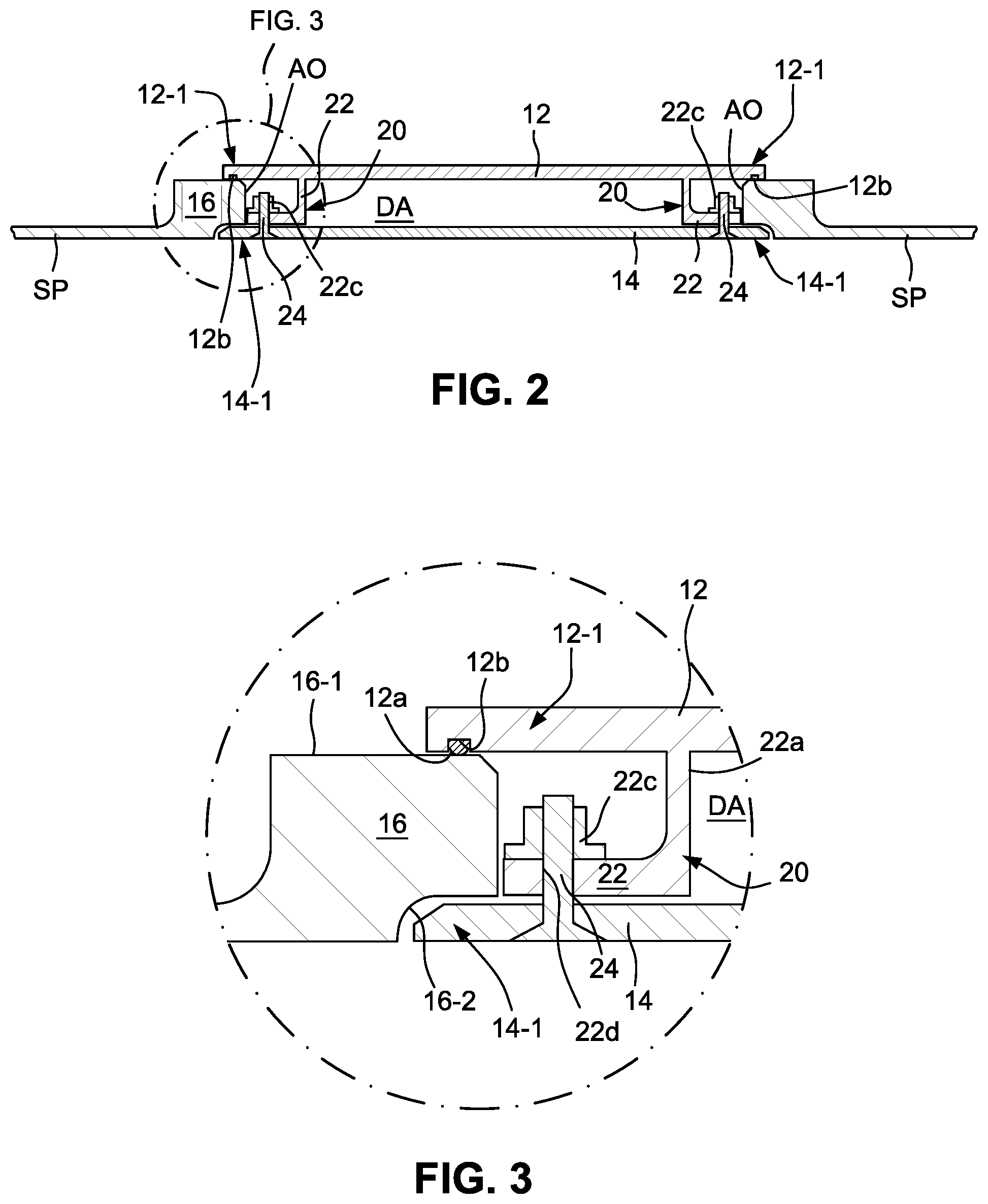 Patent US12325517 Figure 2 – Access cover panel assemblies especially useful to cover aircraft fuel tank access openings