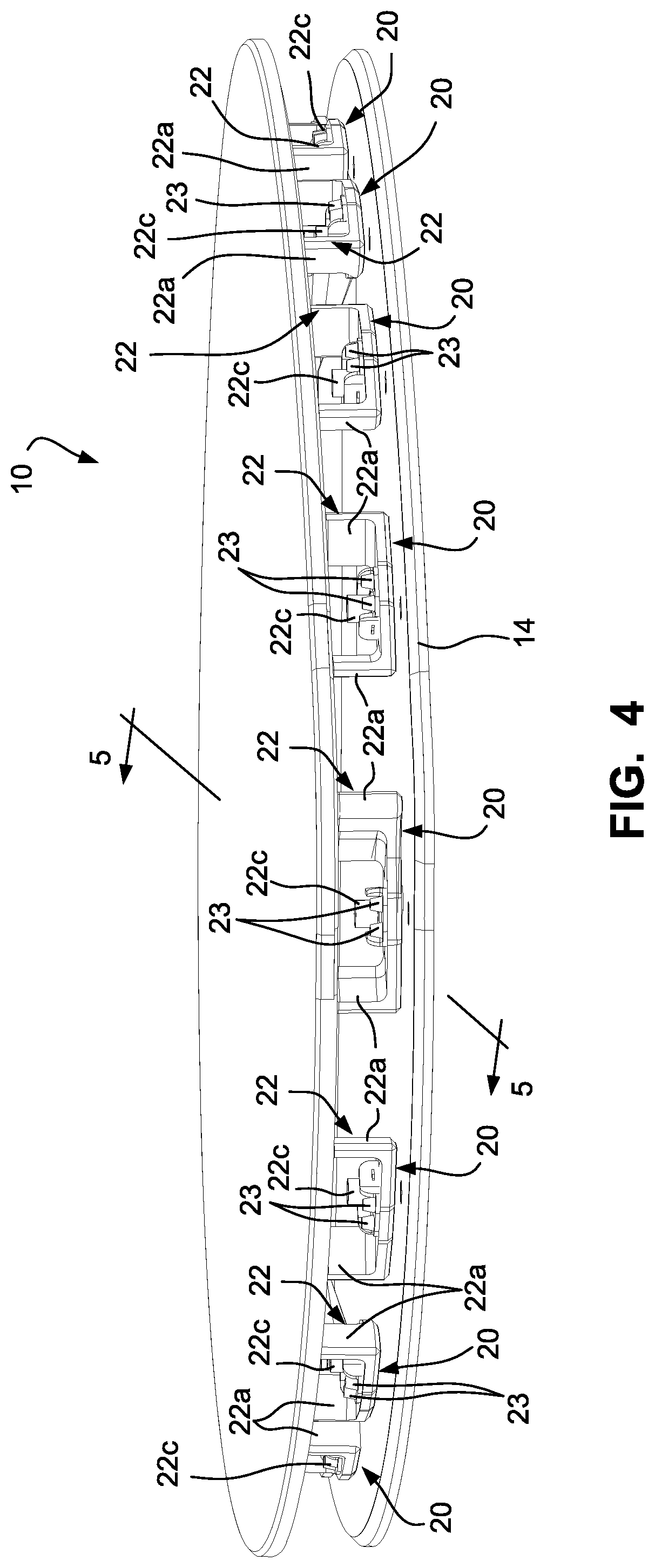 Patent US12325517 Figure 3 – Access cover panel assemblies especially useful to cover aircraft fuel tank access openings