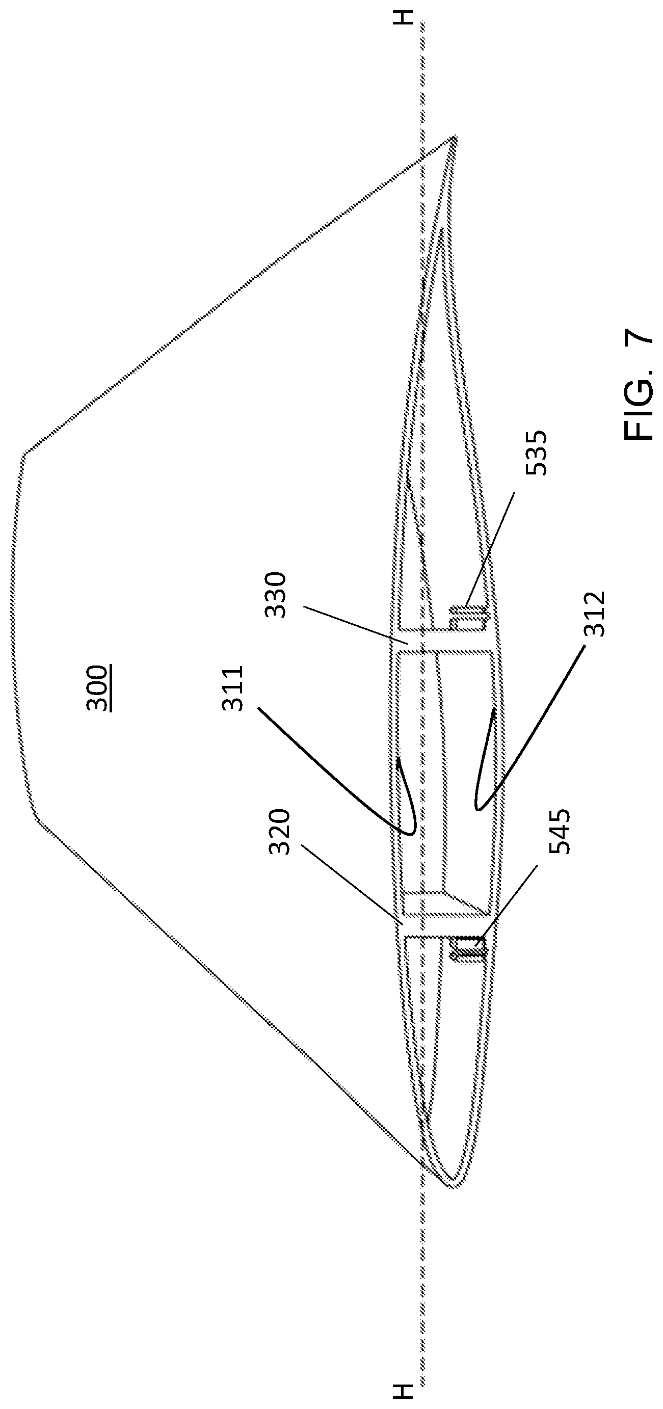 Patent US12325518 Figure 7 – Moveable wing tip arrangements